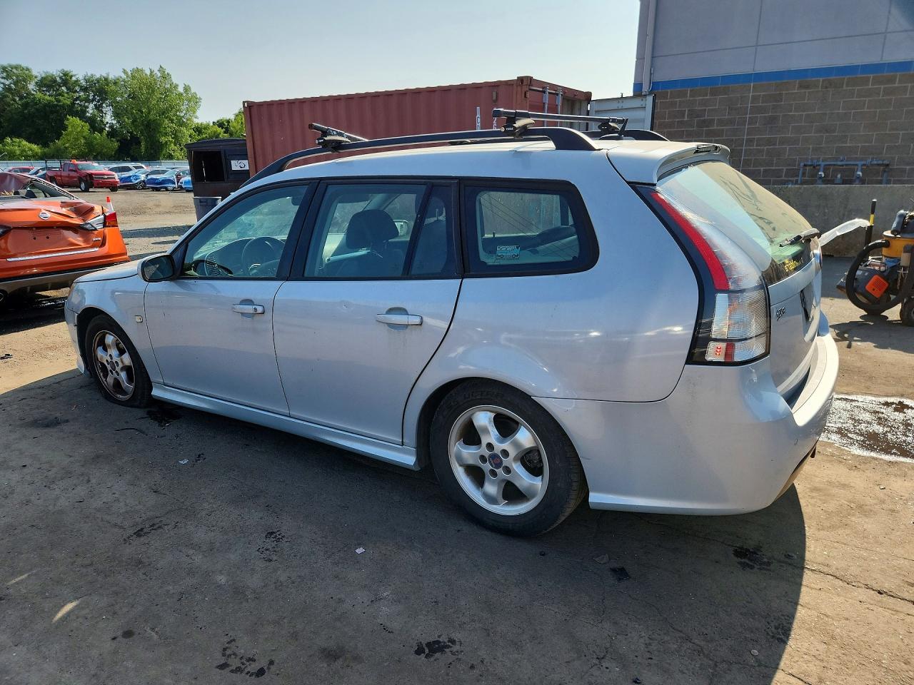 2008 Saab 9-3 2.0t Silver vin: YS3FB59Y081122690