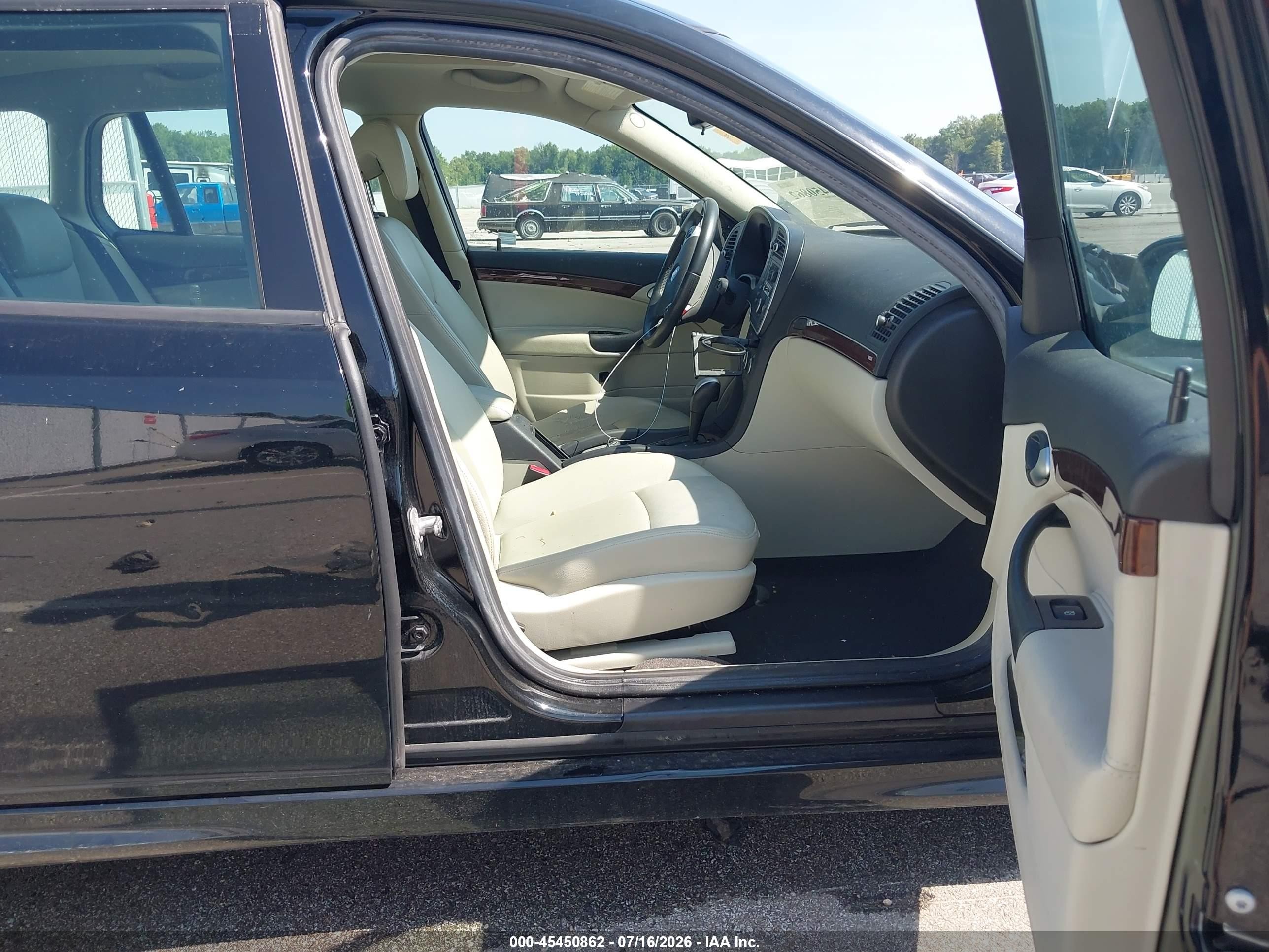 2008 Saab 9-3 Sportcombi Черный vin: YS3FB59Y381153075