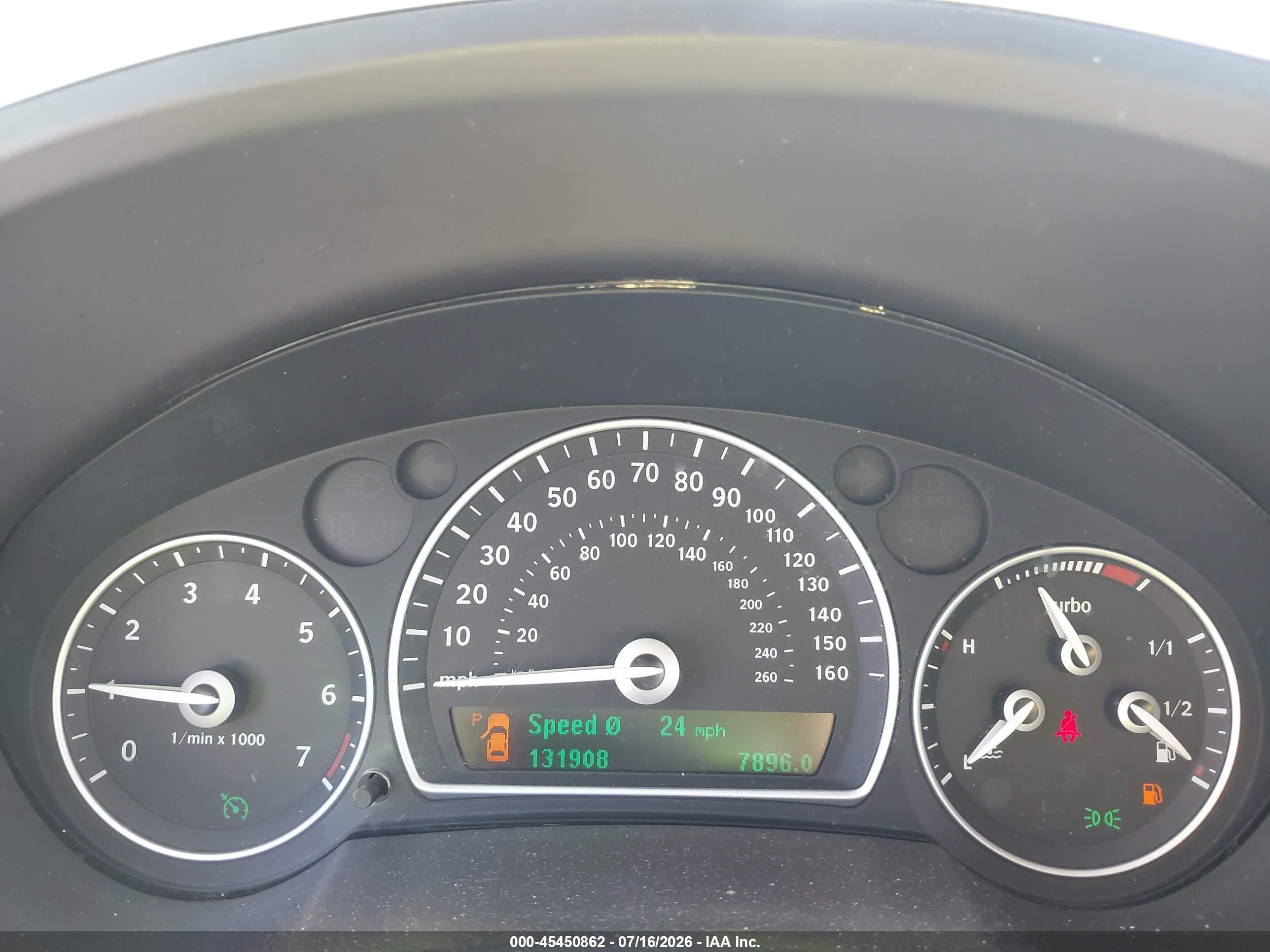 2008 Saab 9-3 Sportcombi Черный vin: YS3FB59Y381153075