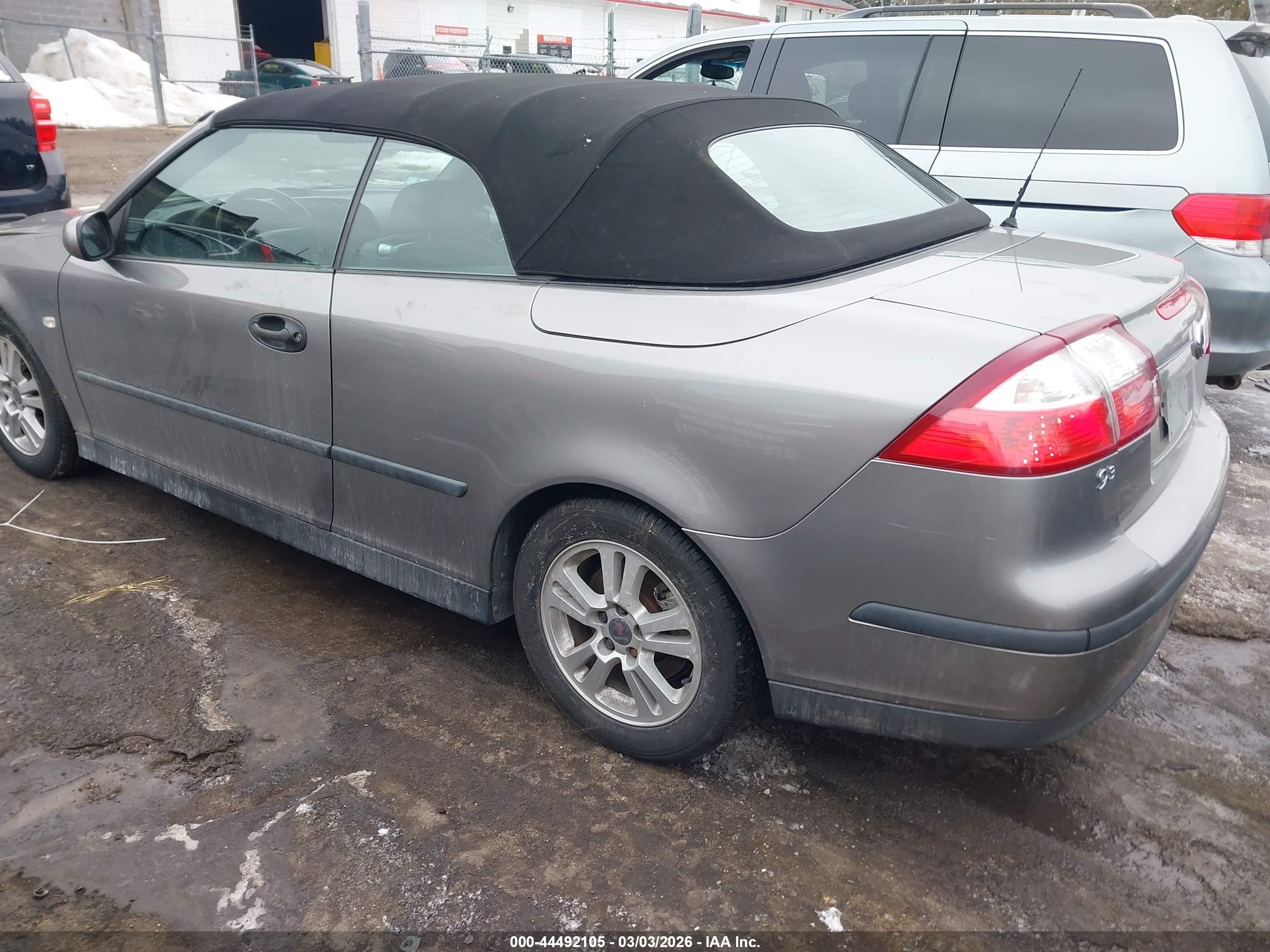 2005 Saab 9-3 Linear Gray vin: YS3FB79N056007460