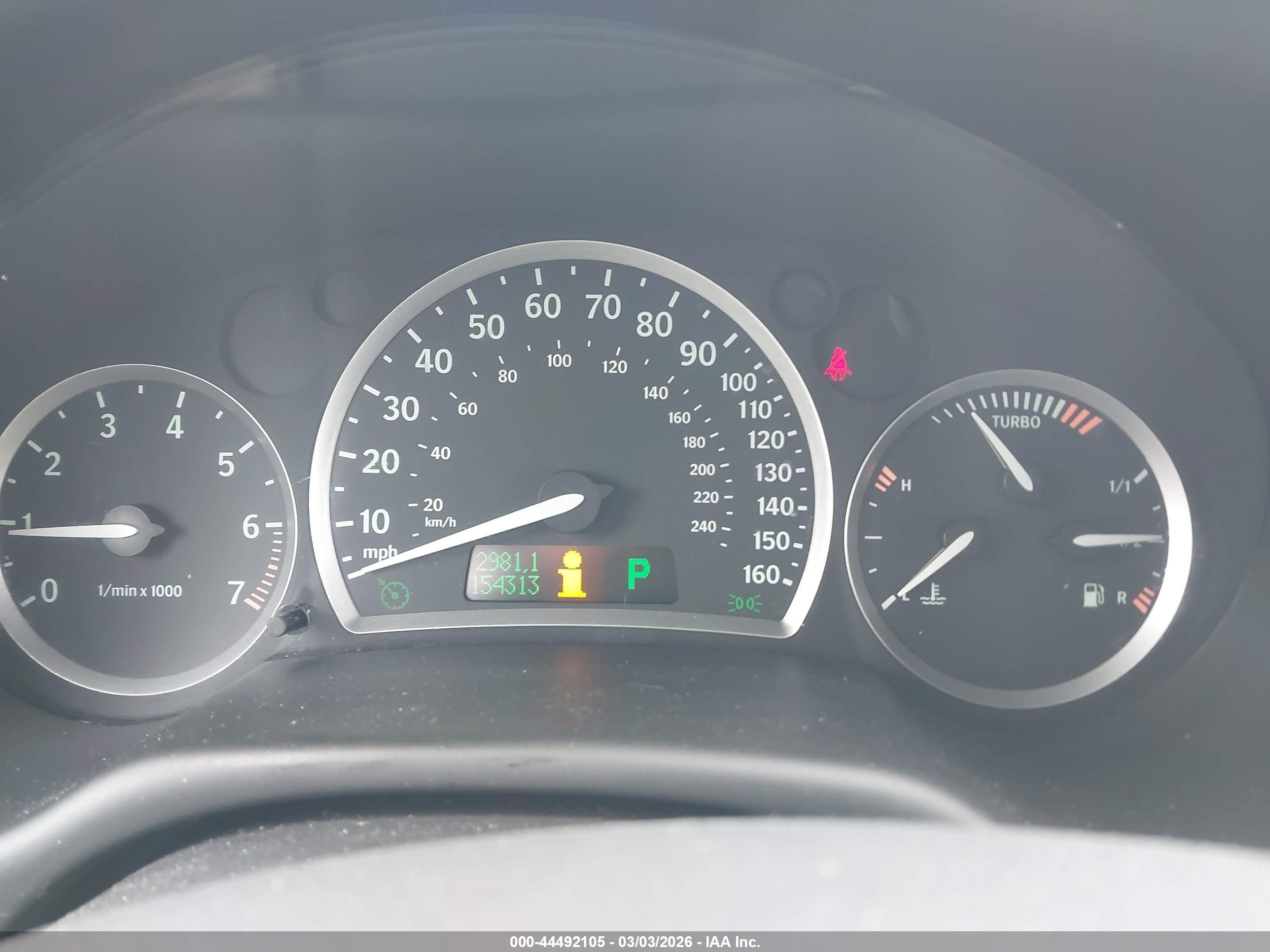 2005 Saab 9-3 Linear Gray vin: YS3FB79N056007460