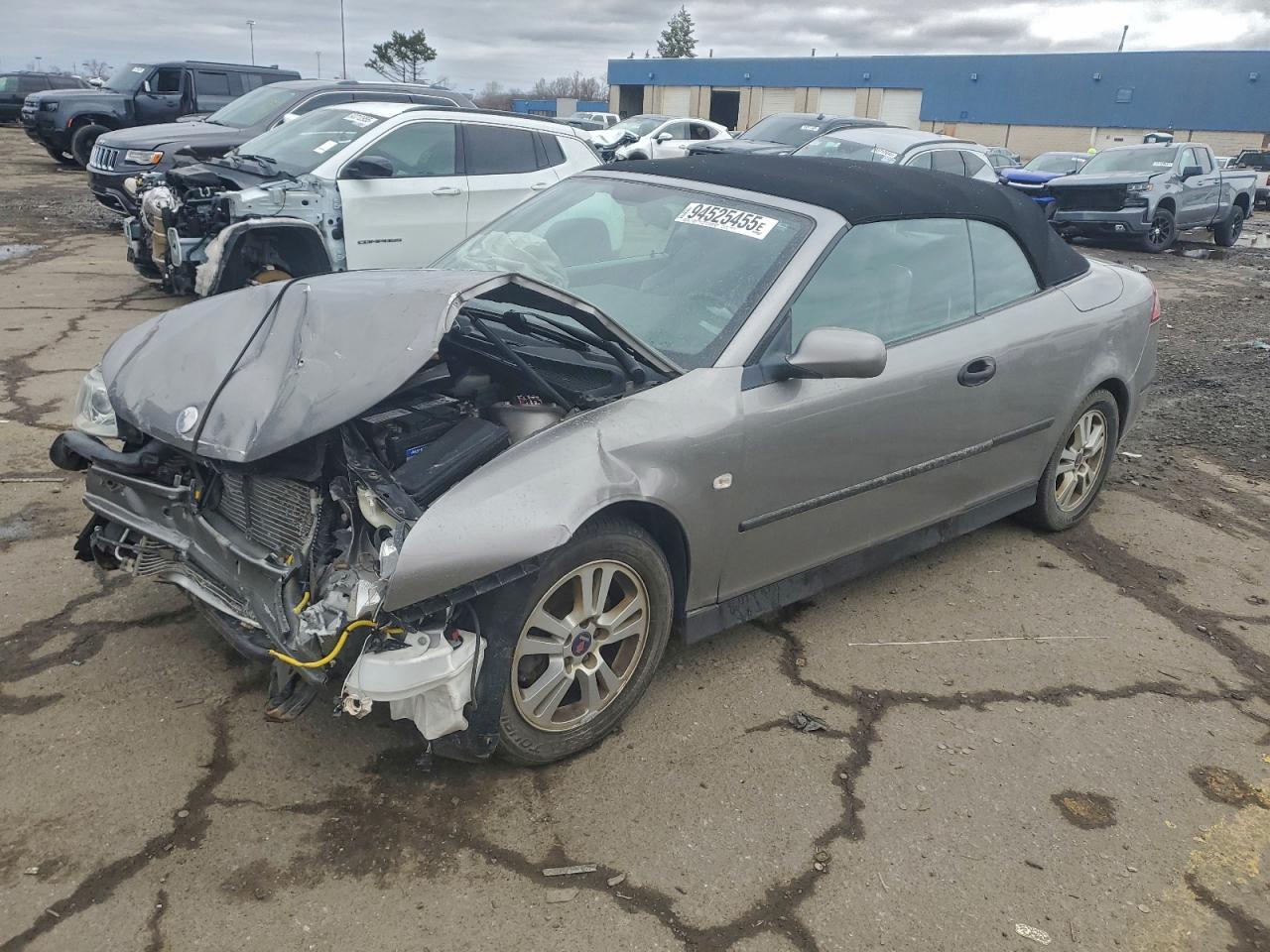 2005 Saab 9-3 Linear Silver vin: YS3FB79N456007784