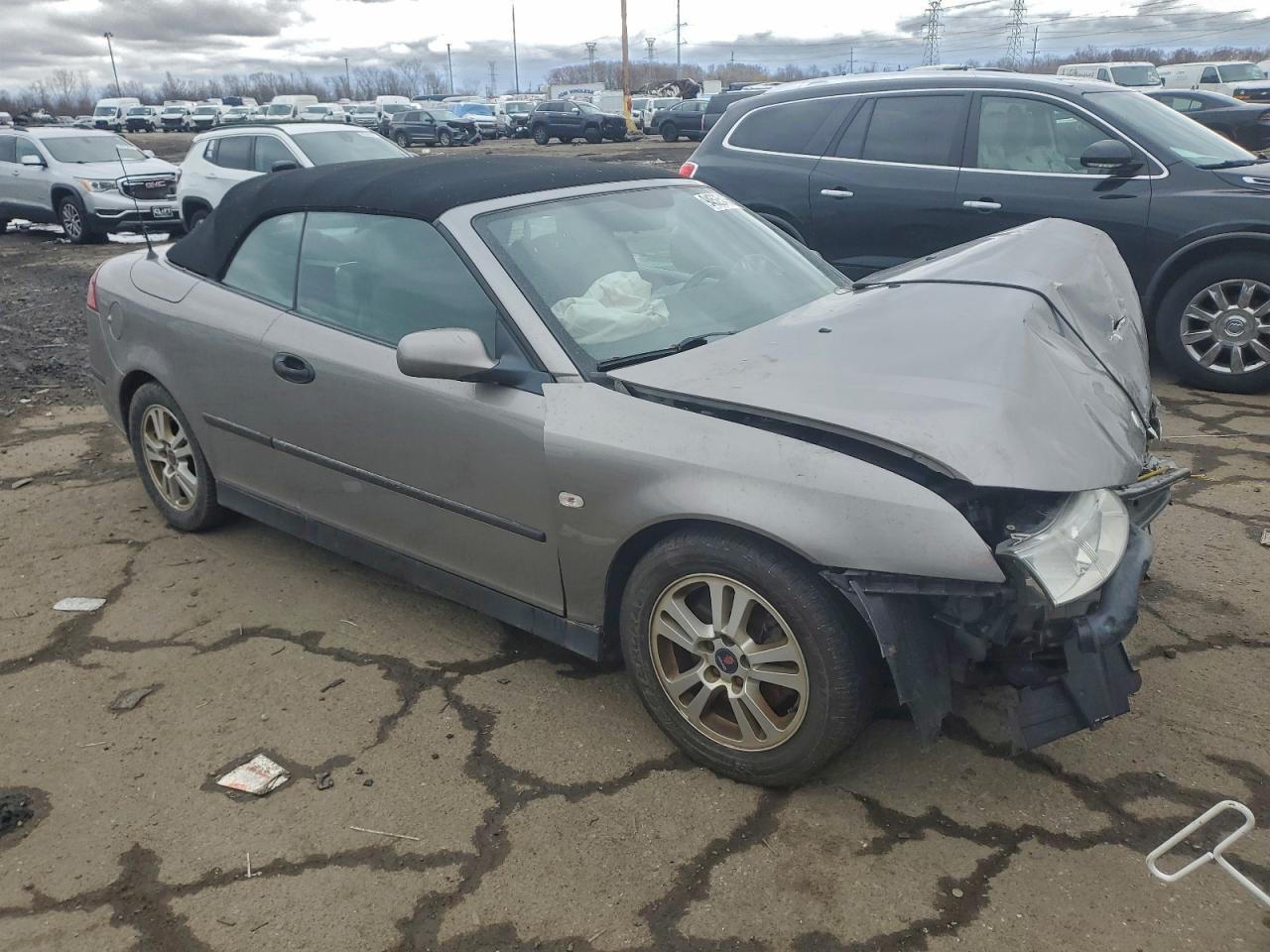2005 Saab 9-3 Linear Серебряный vin: YS3FB79N456007784