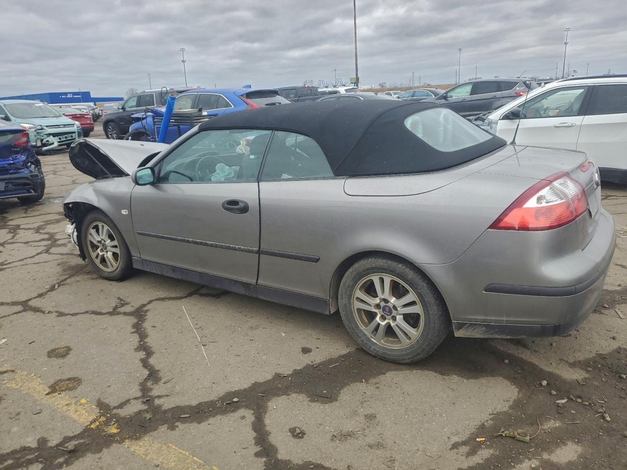 2005 Saab 9-3 Linear Серебряный vin: YS3FB79N456007784