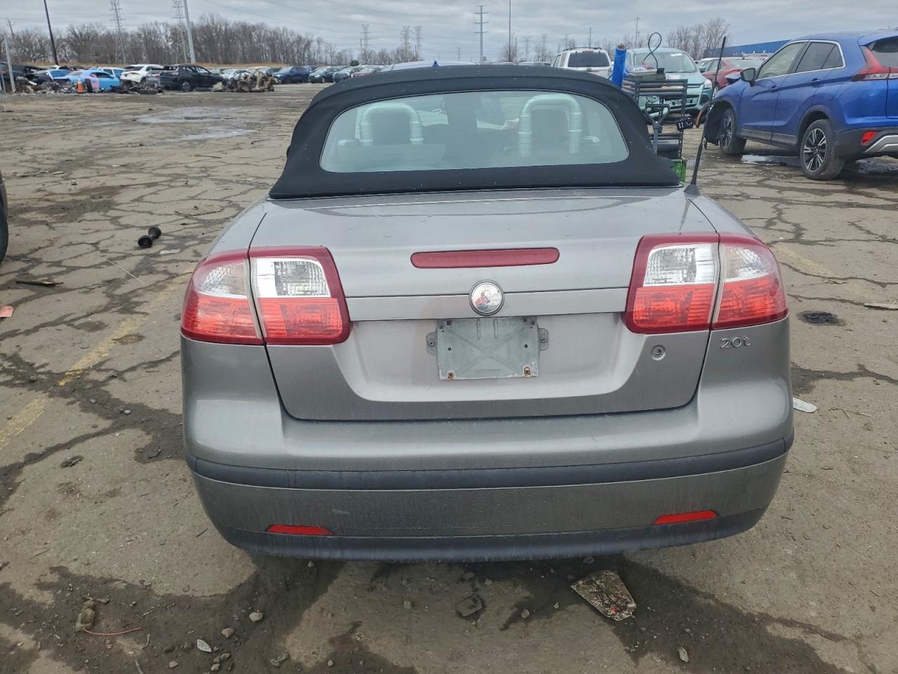 2005 Saab 9-3 Linear Серебряный vin: YS3FB79N456007784