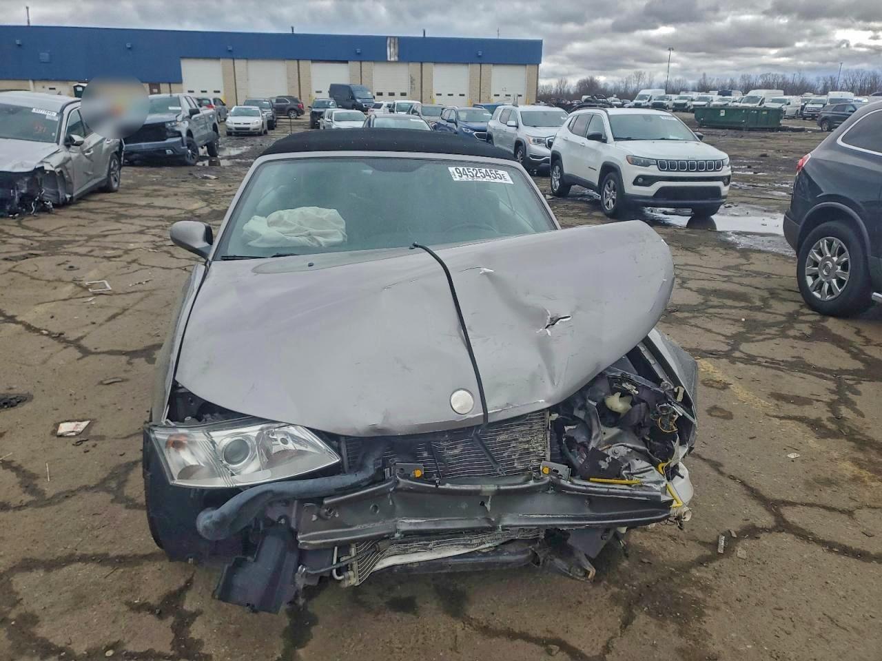 2005 Saab 9-3 Linear Серебряный vin: YS3FB79N456007784