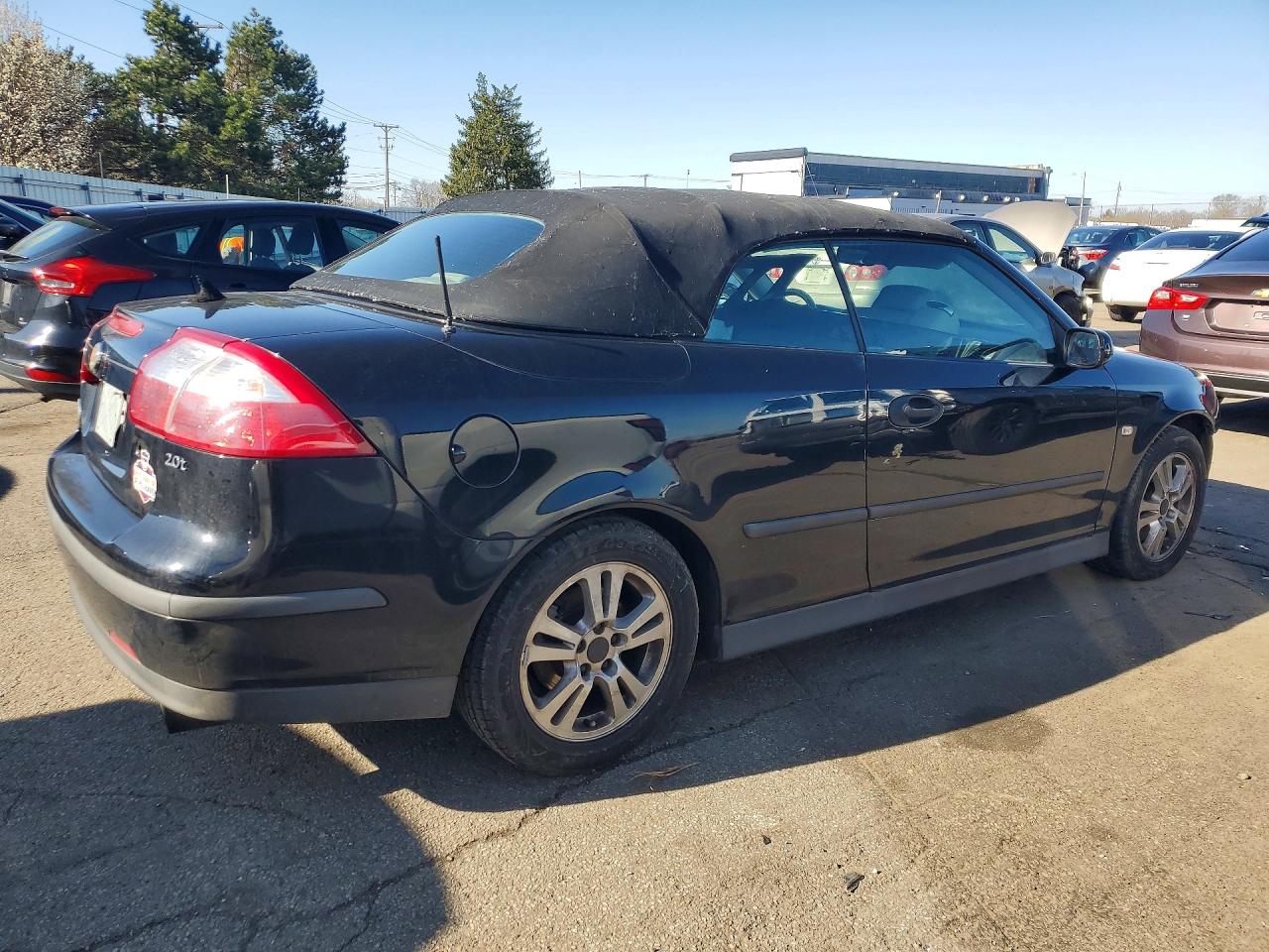 2005 Saab 9-3 Linear Black vin: YS3FB79NX56014772