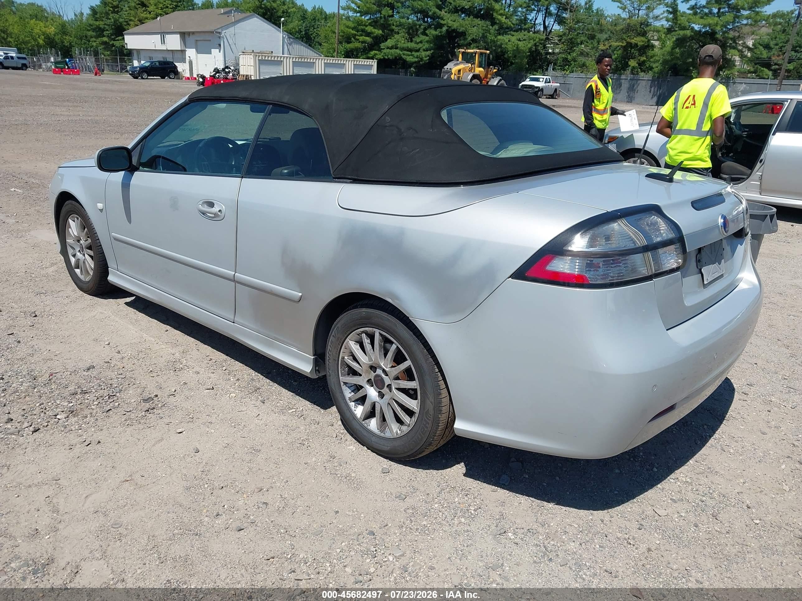 2008 Saab 9-3 2.0t Silver vin: YS3FB79Y486000266