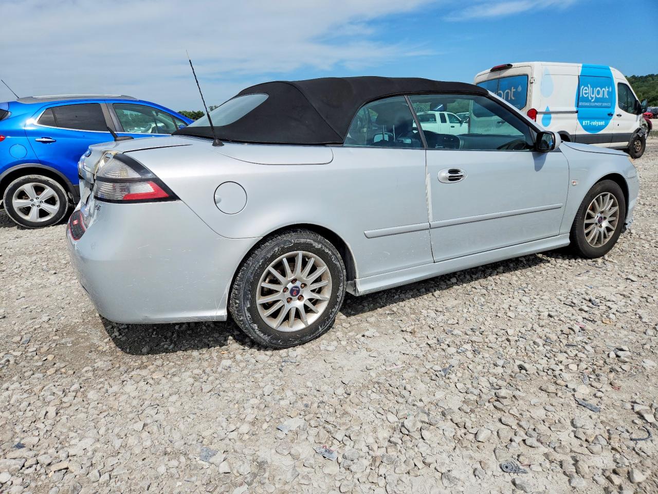 2008 Saab 9-3 2.0t Silver vin: YS3FB79Y486012174