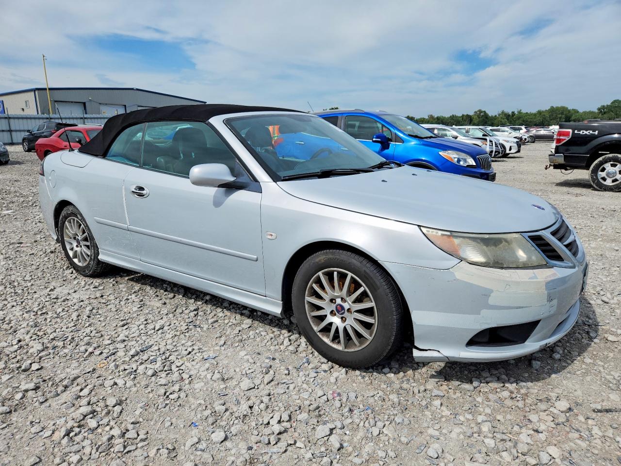 2008 Saab 9-3 2.0t Silver vin: YS3FB79Y486012174