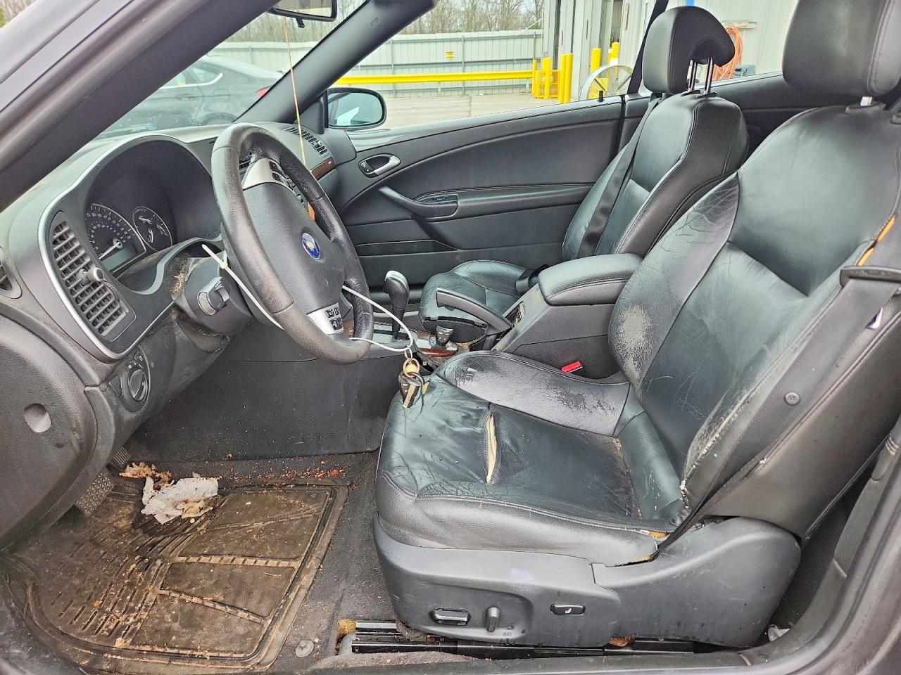 2009 Saab 9-3 2.0t Черный vin: YS3FB79Y796000408