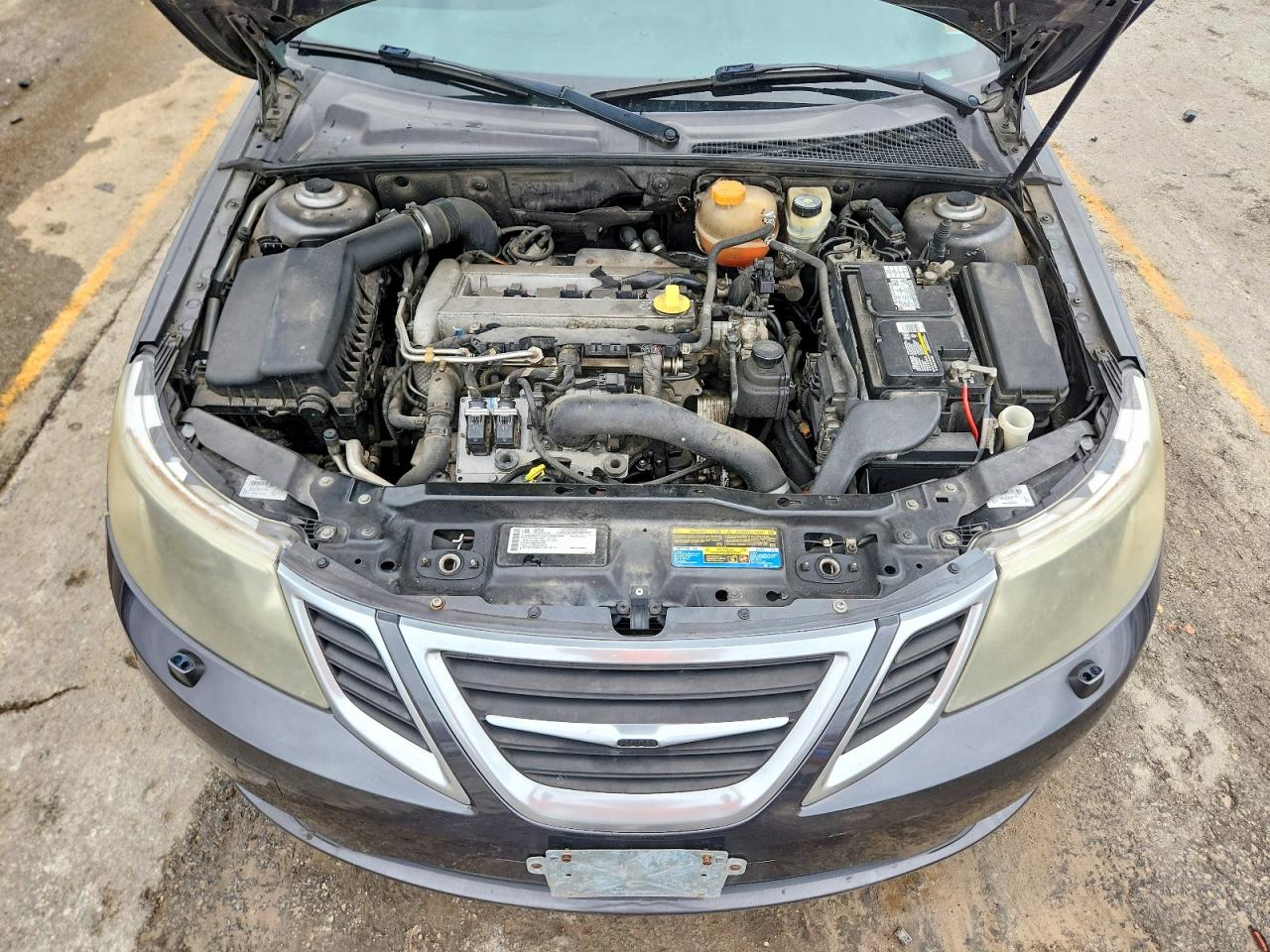 2009 Saab 9-3 2.0t Черный vin: YS3FB79Y796000408