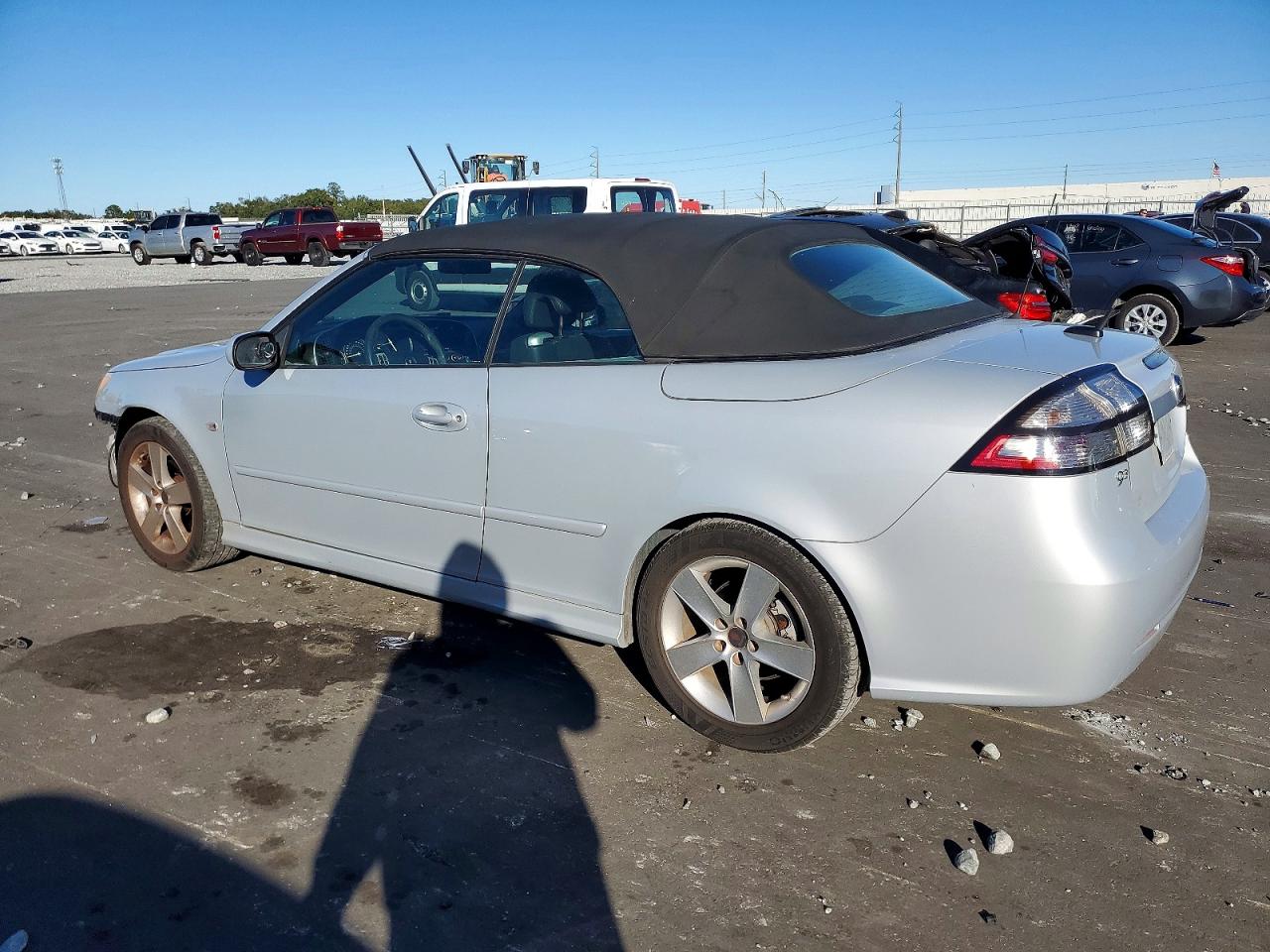 2009 Saab 9-3 2.0t Серебряный vin: YS3FB79Y796001557