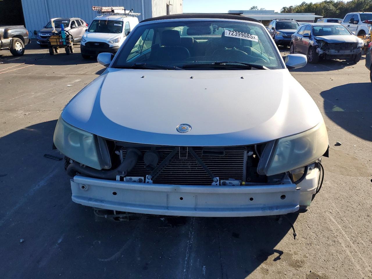 2009 Saab 9-3 2.0t Серебряный vin: YS3FB79Y796001557