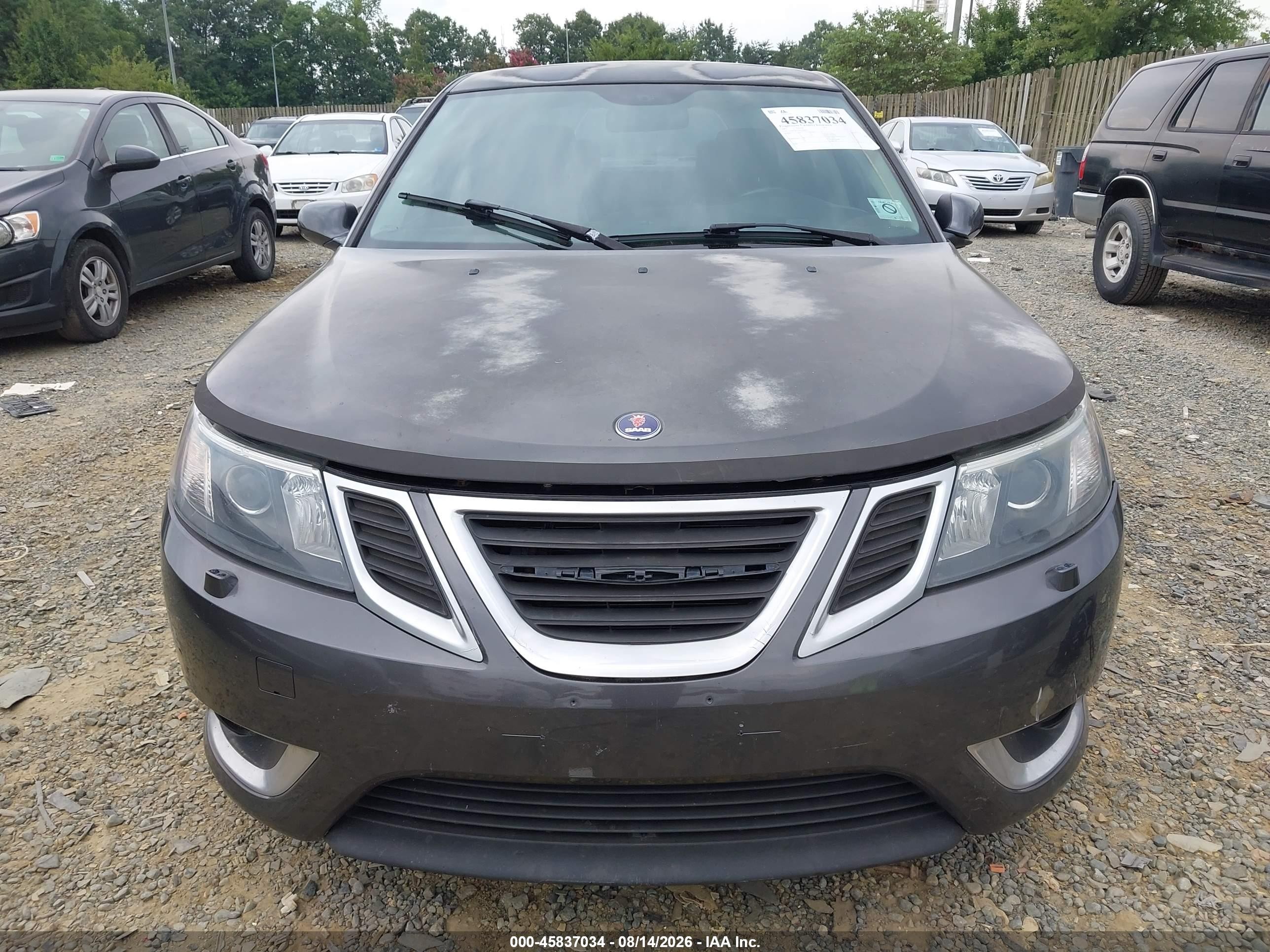 2011 Saab 9-3 Aero Gray vin: YS3FC4CY3B1302639