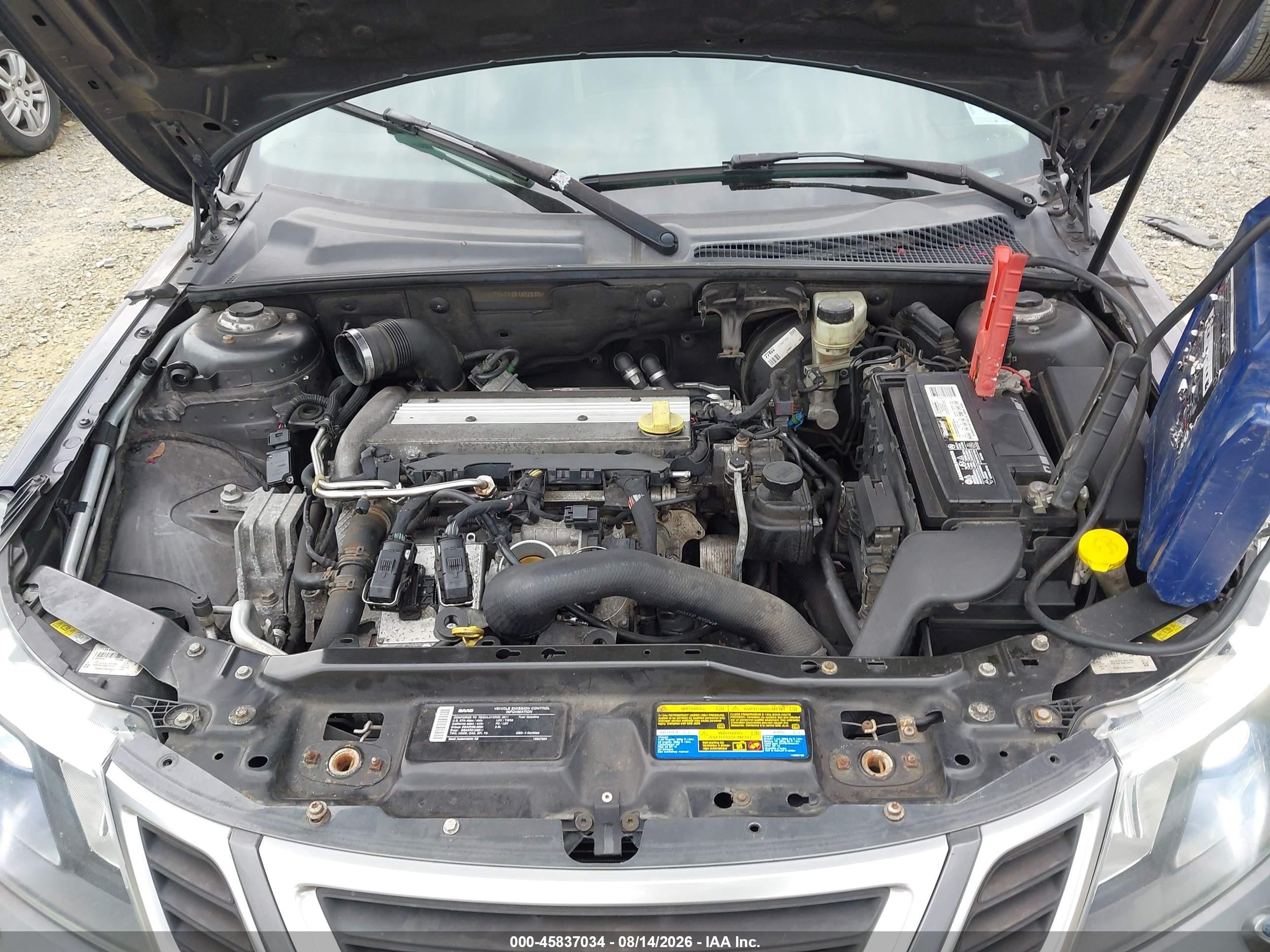 2011 Saab 9-3 Aero Gray vin: YS3FC4CY3B1302639
