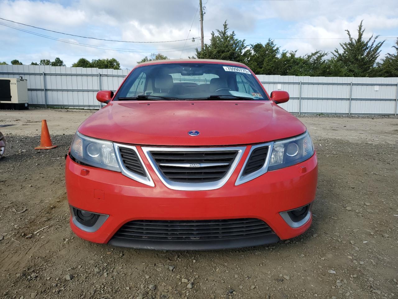 2010 Saab 9-3 Aero Red vin: YS3FC7CY6A1618312