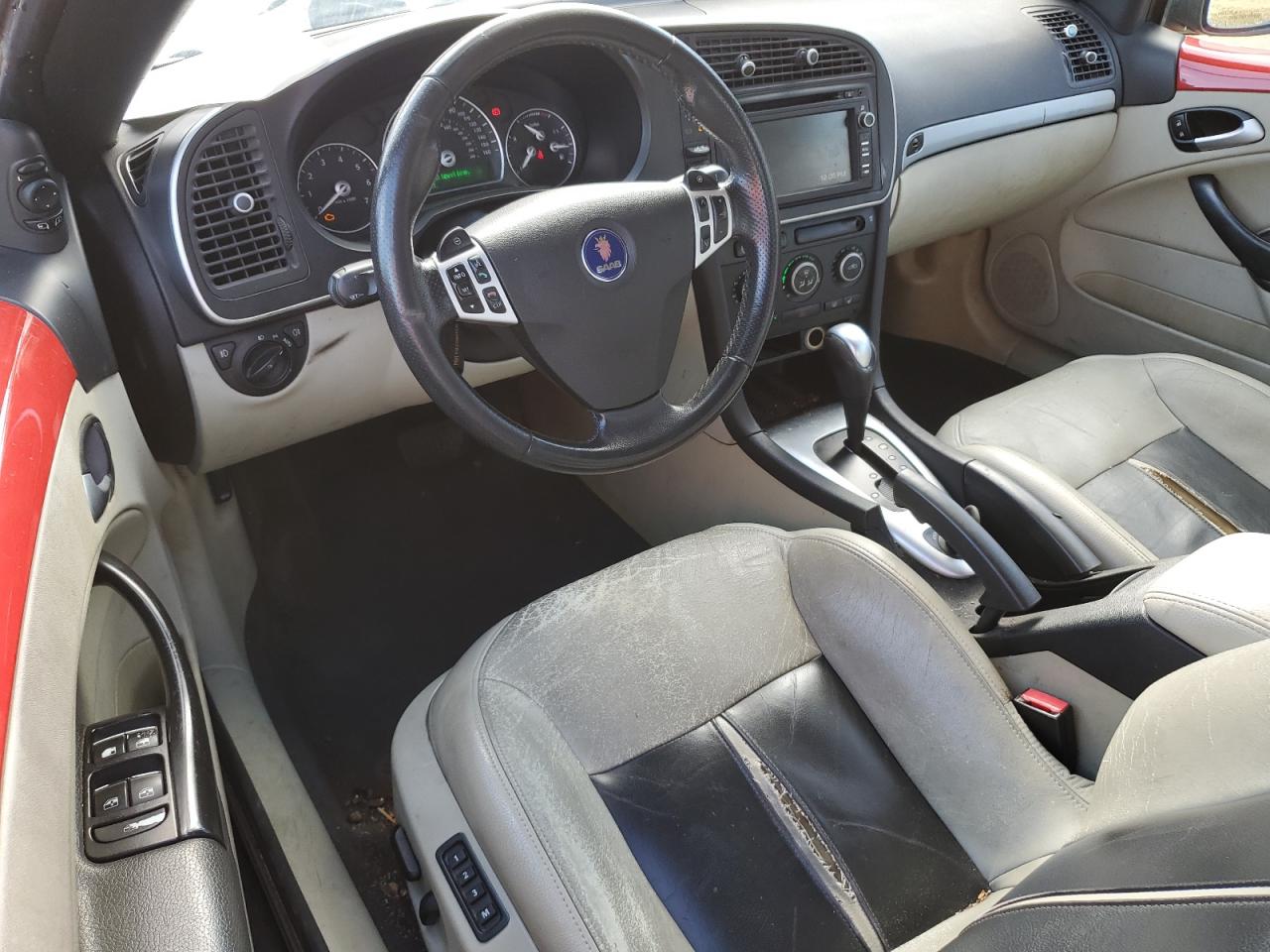 2010 Saab 9-3 Aero Red vin: YS3FC7CY6A1618312