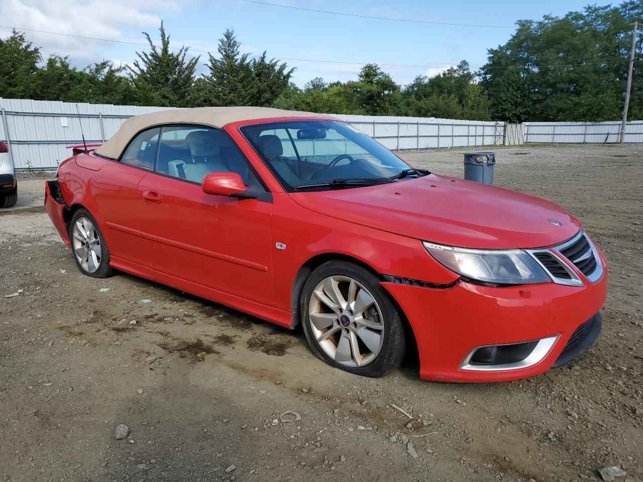 2010 Saab 9-3 Aero Red vin: YS3FC7CY6A1618312