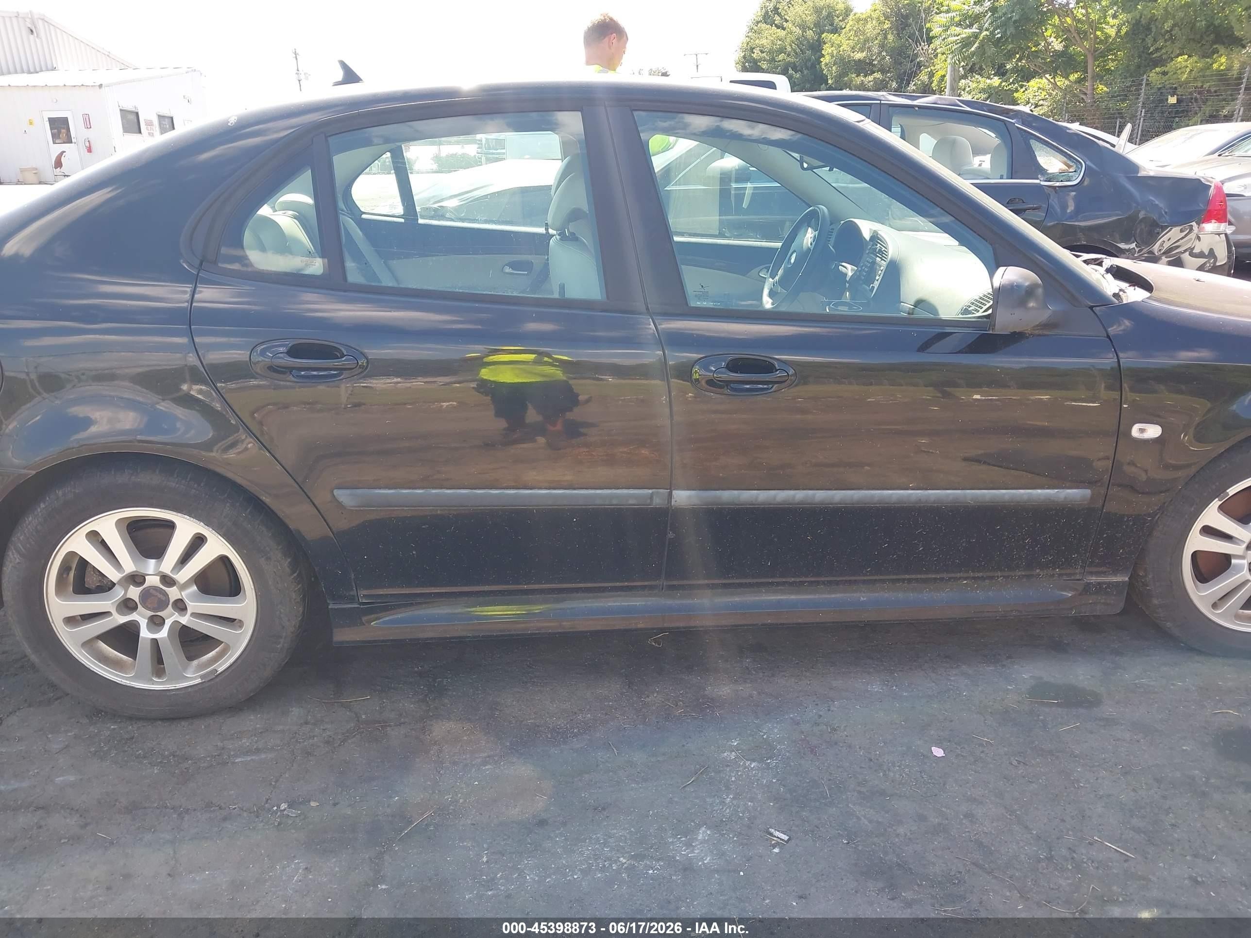 2006 Saab 9-3 2.0t Black vin: YS3FD45Y261115960