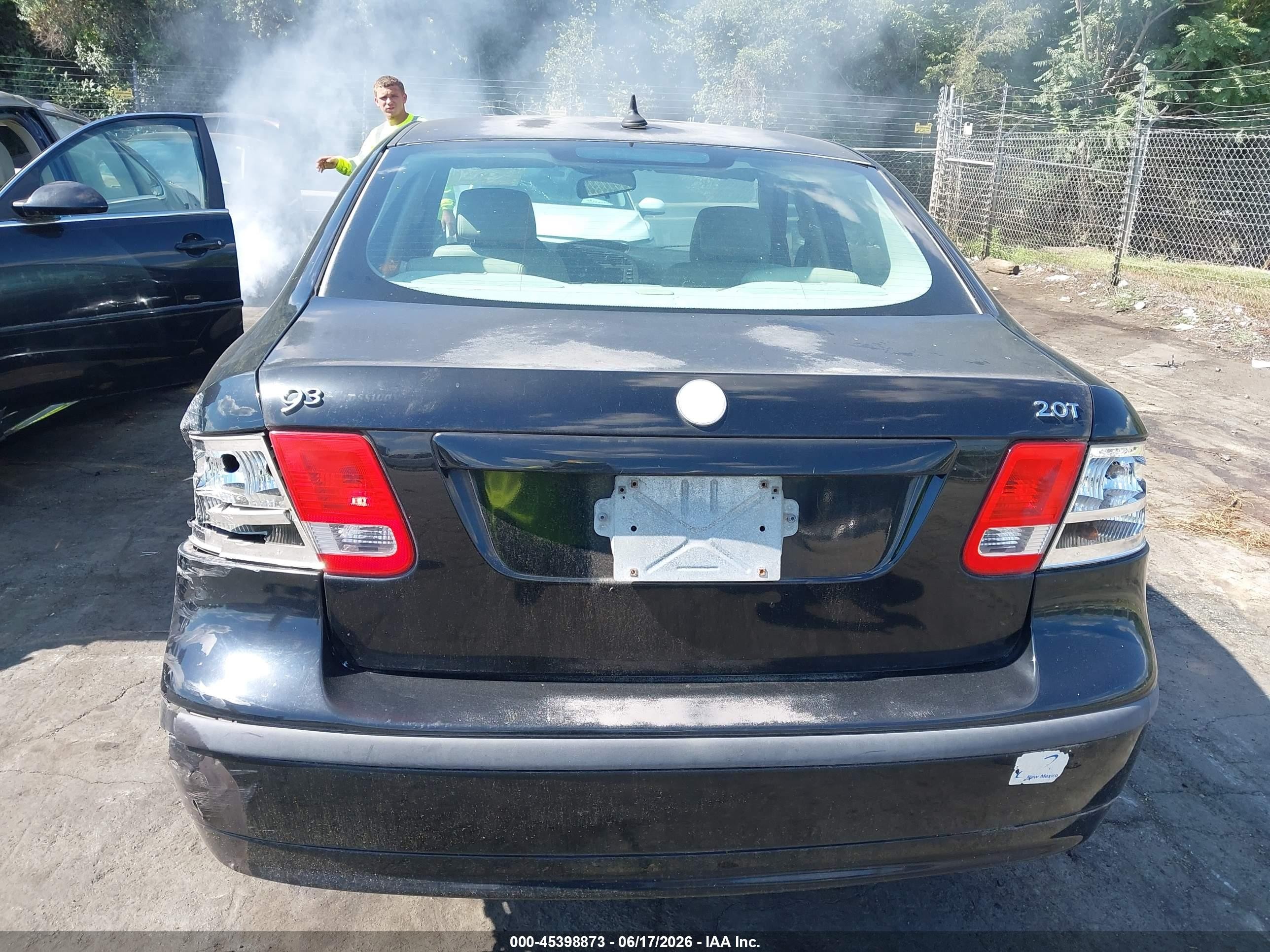 2006 Saab 9-3 2.0t Black vin: YS3FD45Y261115960