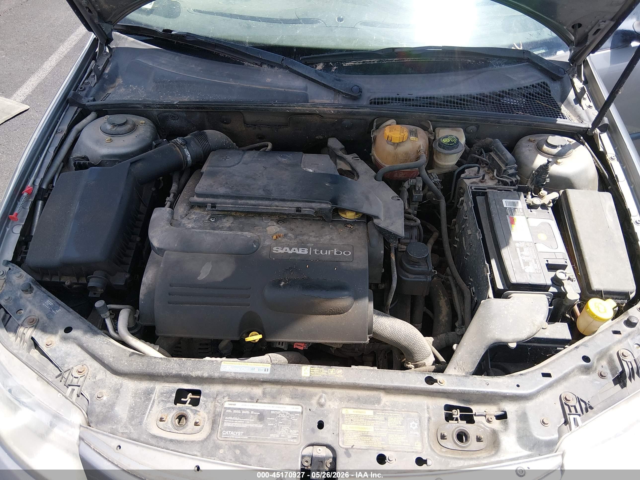 2005 Saab 9-3 Arc Серый vin: YS3FD45Y851033679