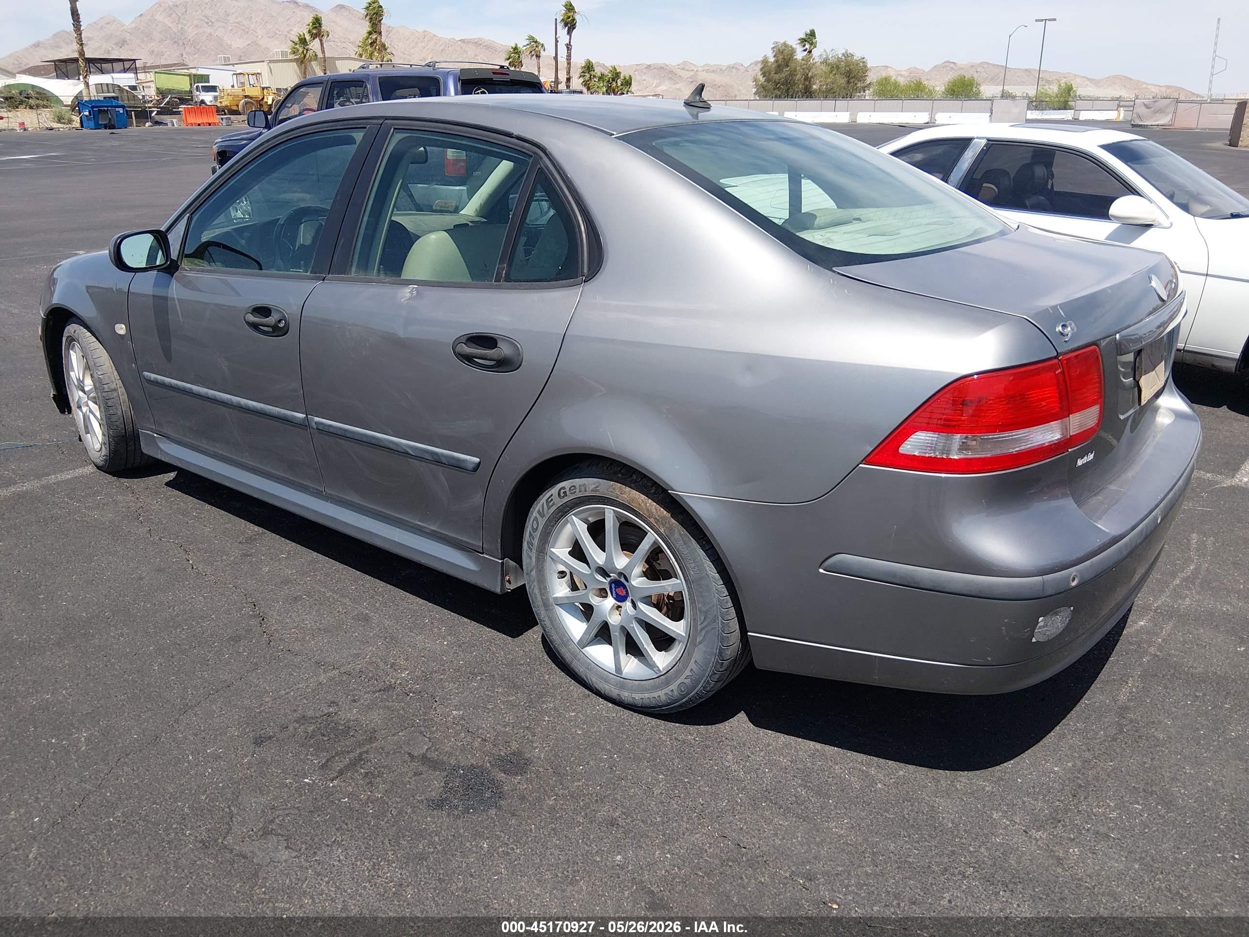 2005 Saab 9-3 Arc Серый vin: YS3FD45Y851033679