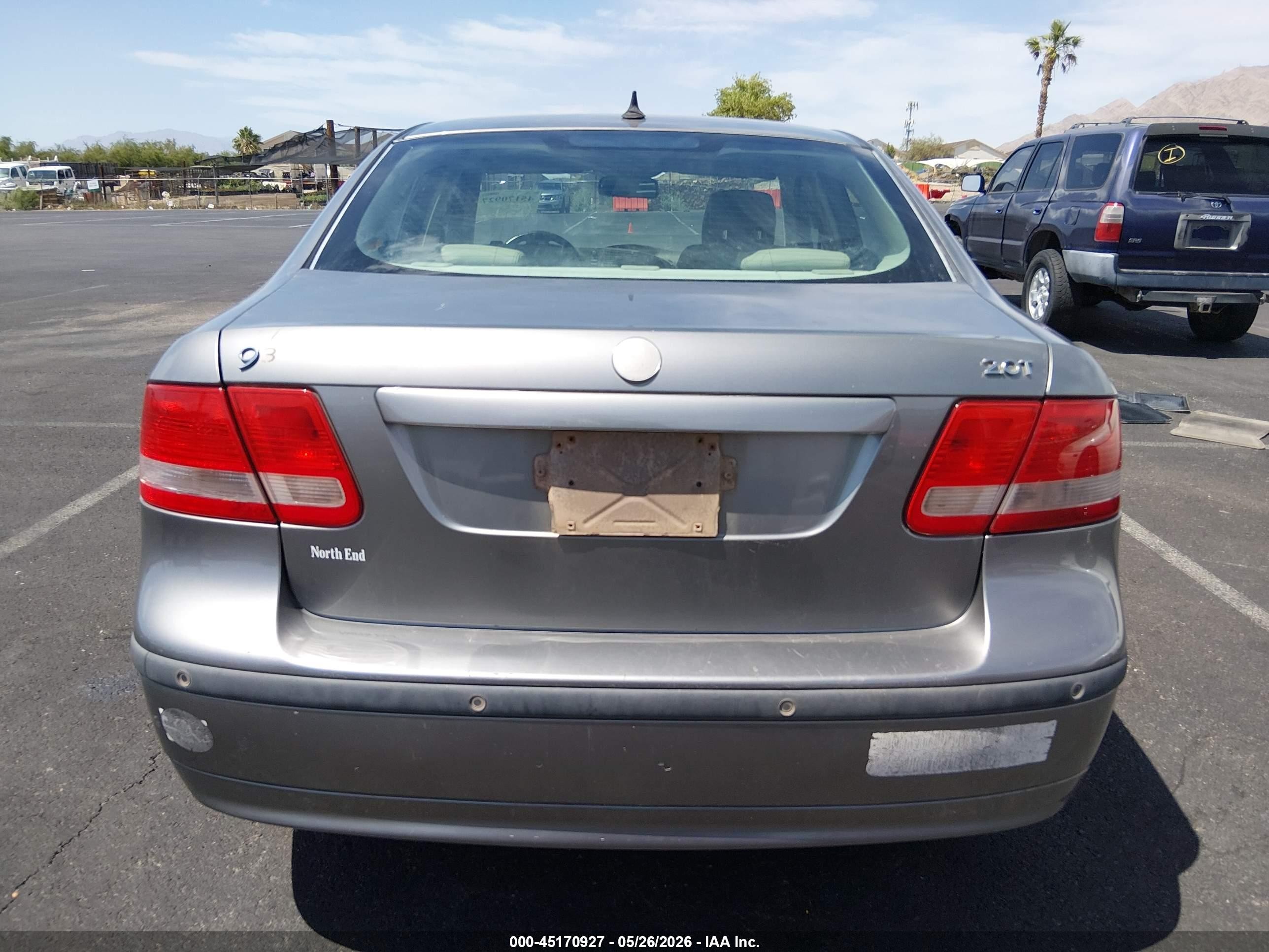 2005 Saab 9-3 Arc Серый vin: YS3FD45Y851033679