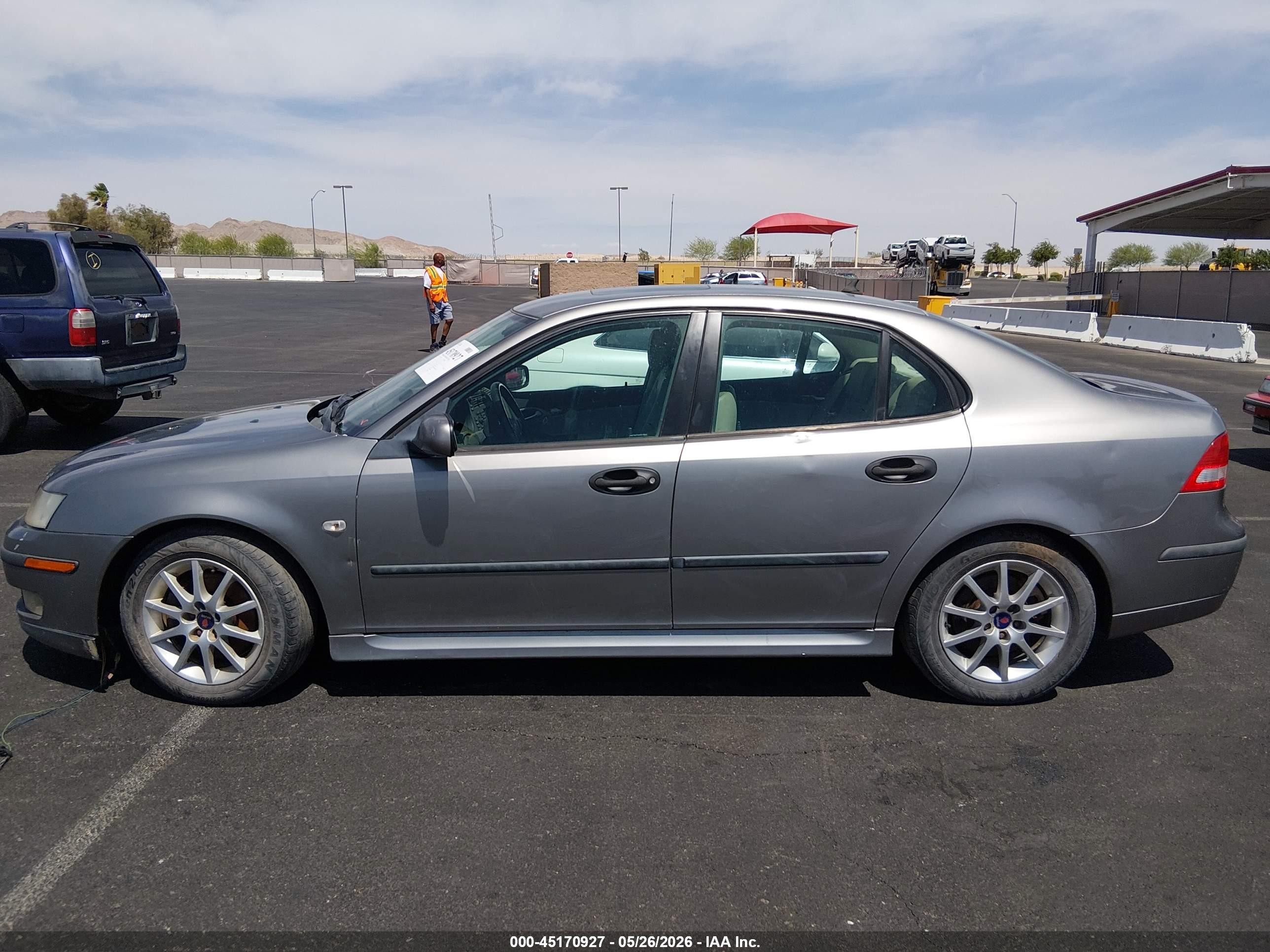 2005 Saab 9-3 Arc Серый vin: YS3FD45Y851033679