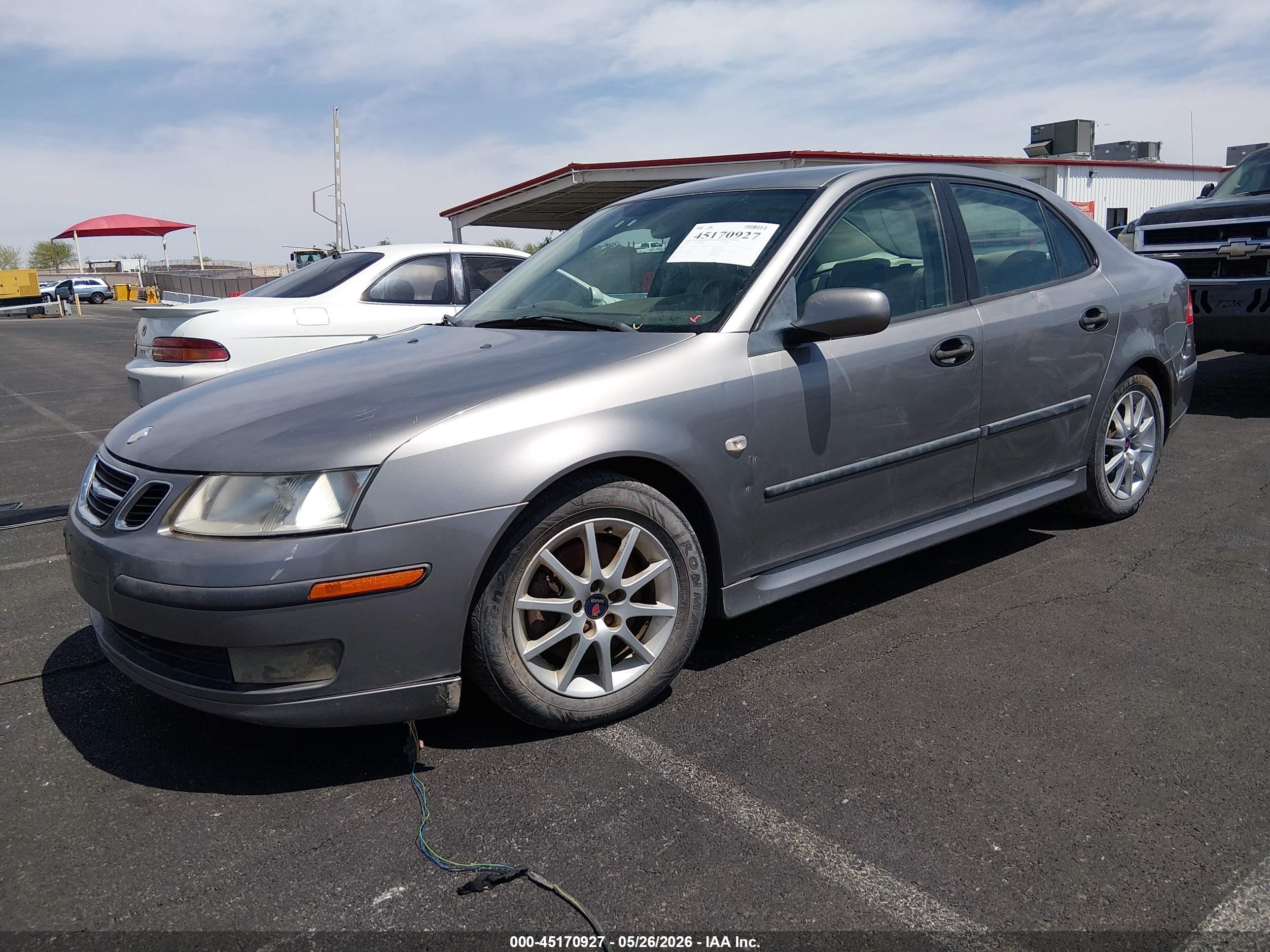 2005 Saab 9-3 Arc Серый vin: YS3FD45Y851033679