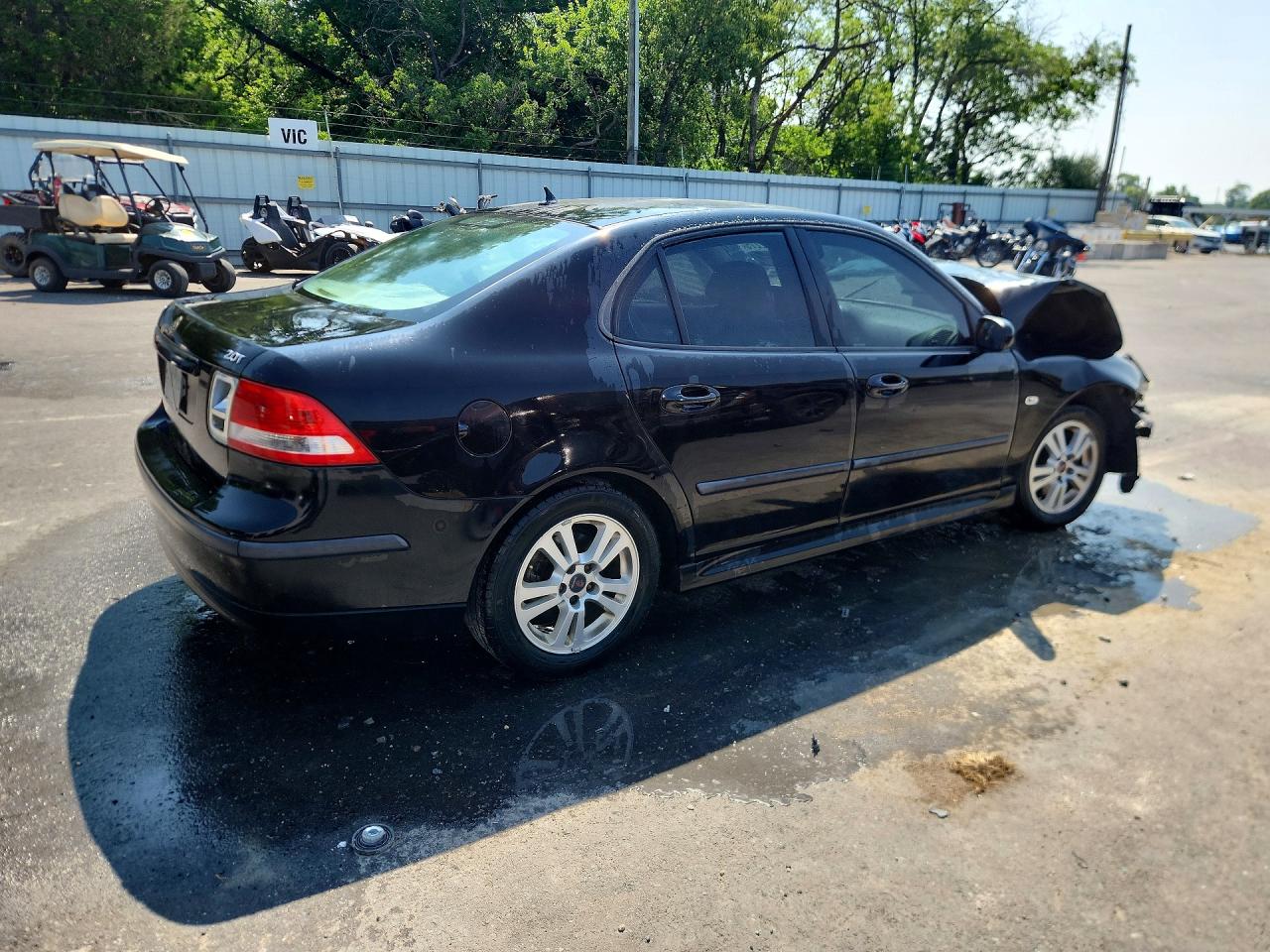 2007 Saab 9-3 2.0t Black vin: YS3FD46Y371113229