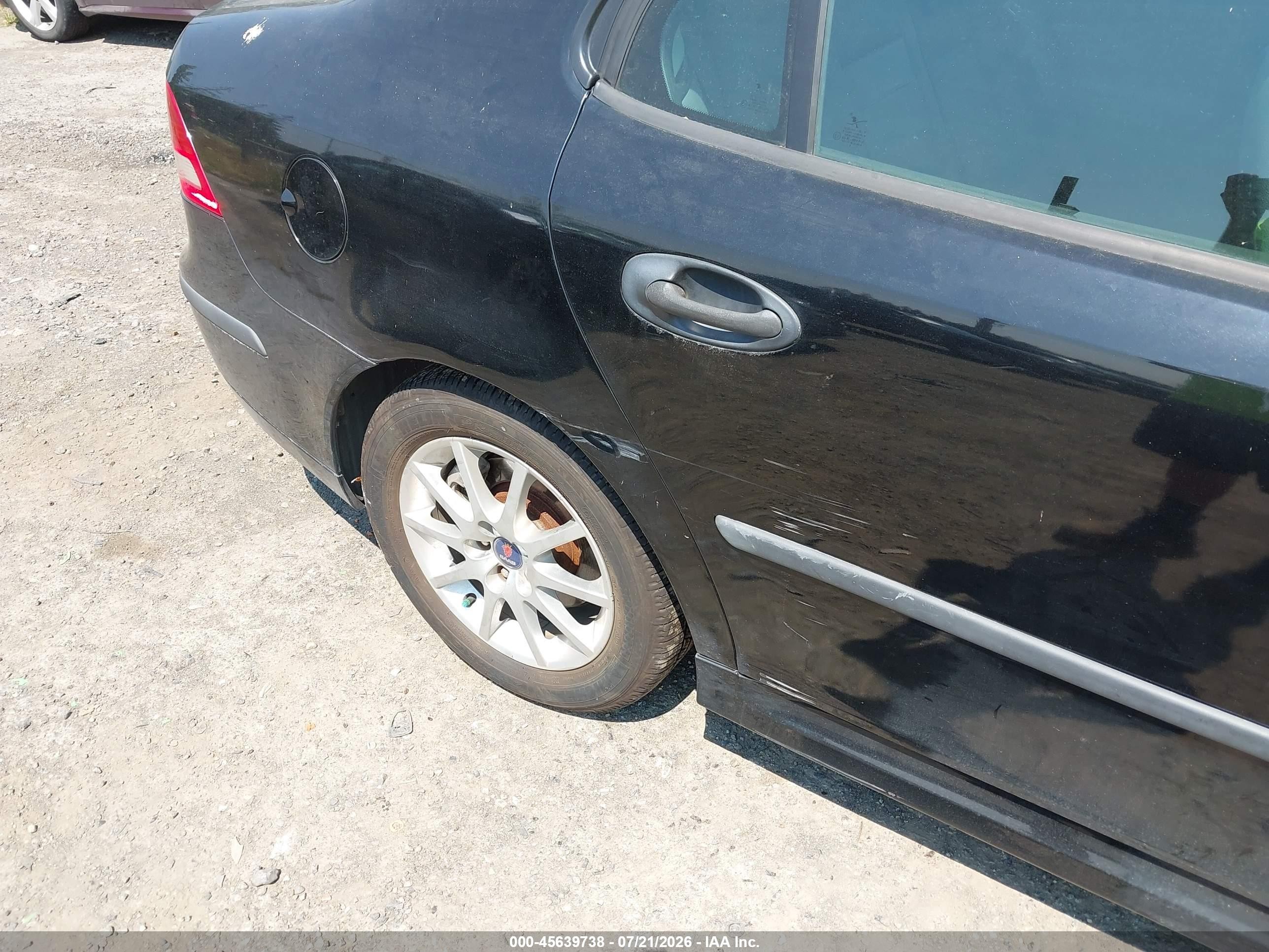 2003 Saab 9-3 Arc Black vin: YS3FD46Y931060689