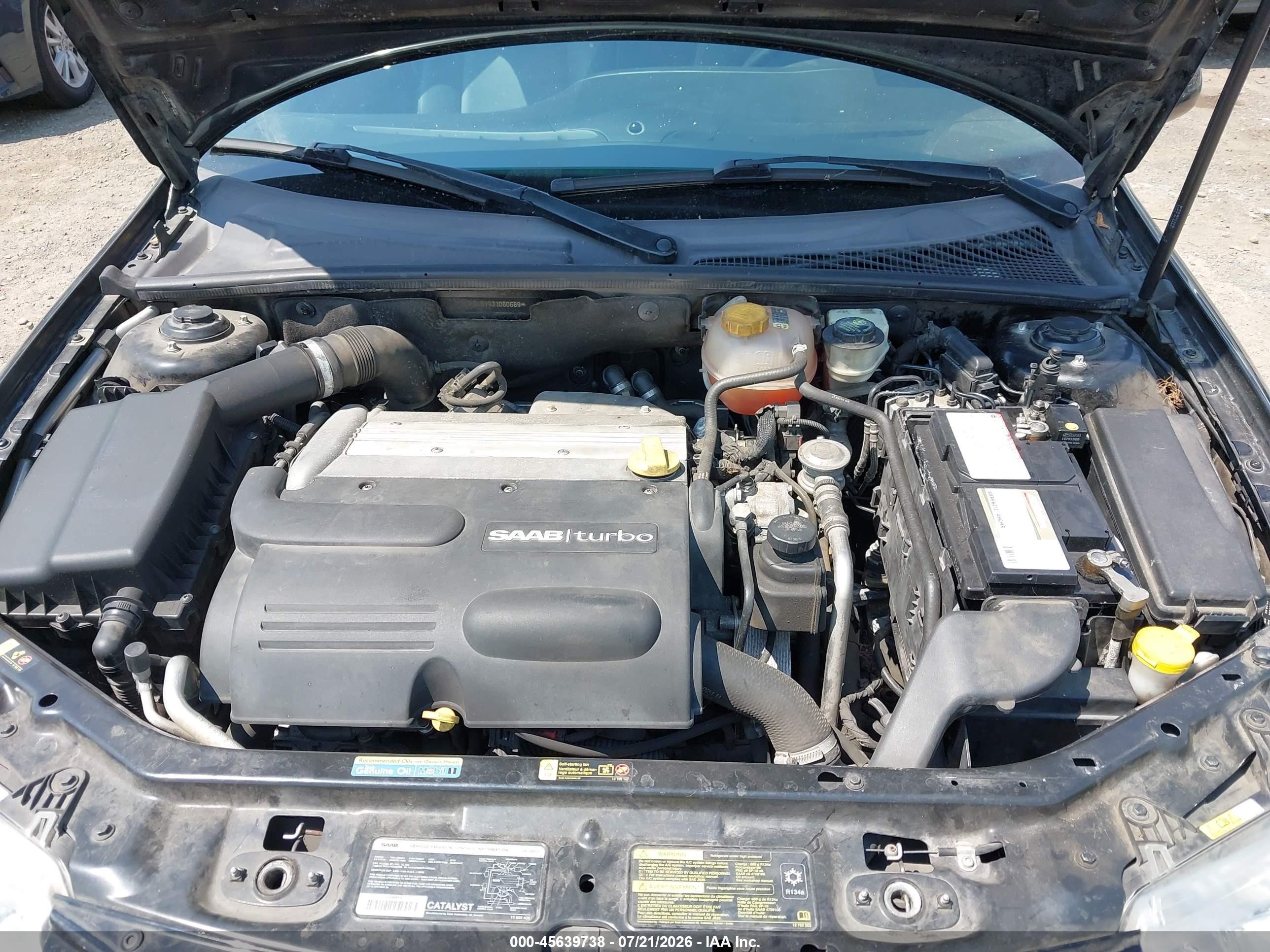 2003 Saab 9-3 Arc Black vin: YS3FD46Y931060689