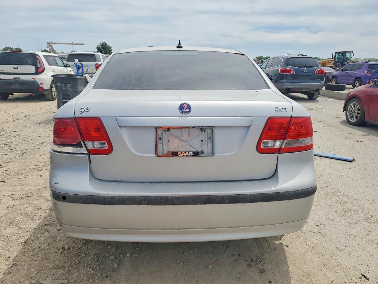 2005 Saab 9-3 Arc Silver vin: YS3FD49Y051037588