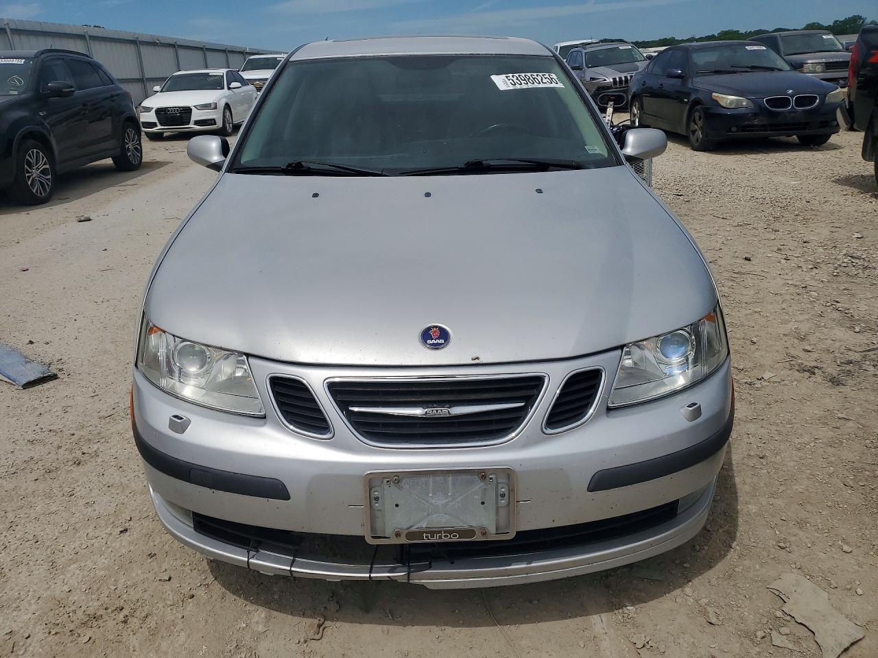 2005 Saab 9-3 Arc Silver vin: YS3FD49Y051037588