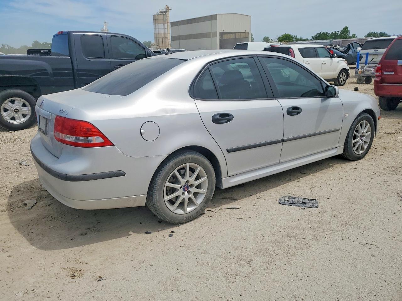 2005 Saab 9-3 Arc Silver vin: YS3FD49Y051037588