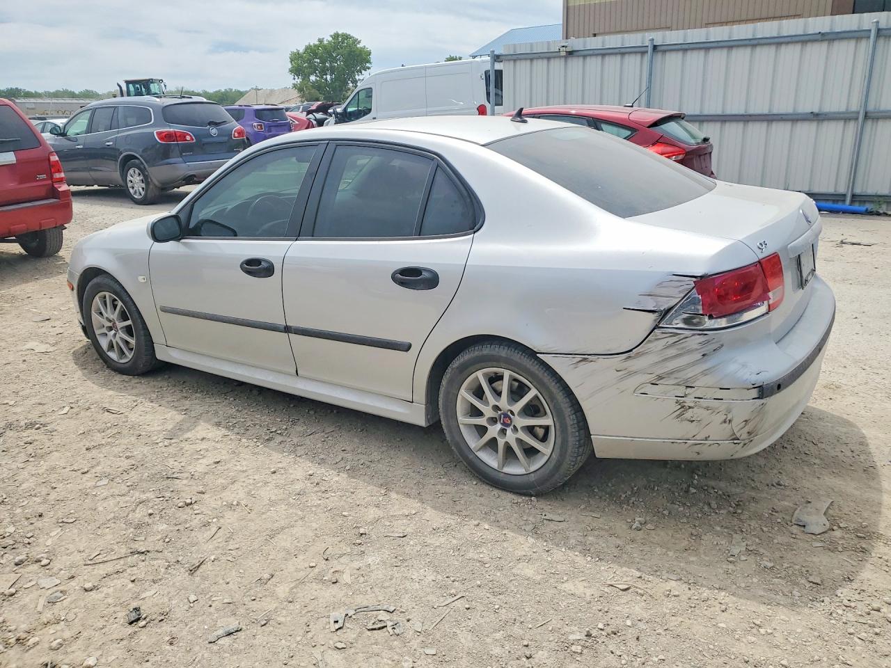 2005 Saab 9-3 Arc Silver vin: YS3FD49Y051037588