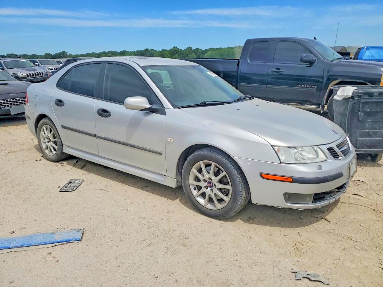 2005 Saab 9-3 Arc Silver vin: YS3FD49Y051037588