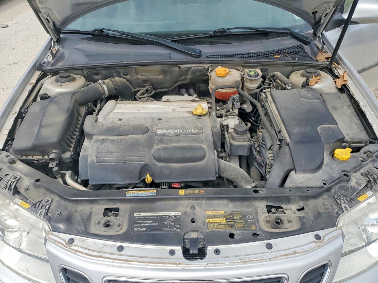 2005 Saab 9-3 Arc Silver vin: YS3FD49Y051037588