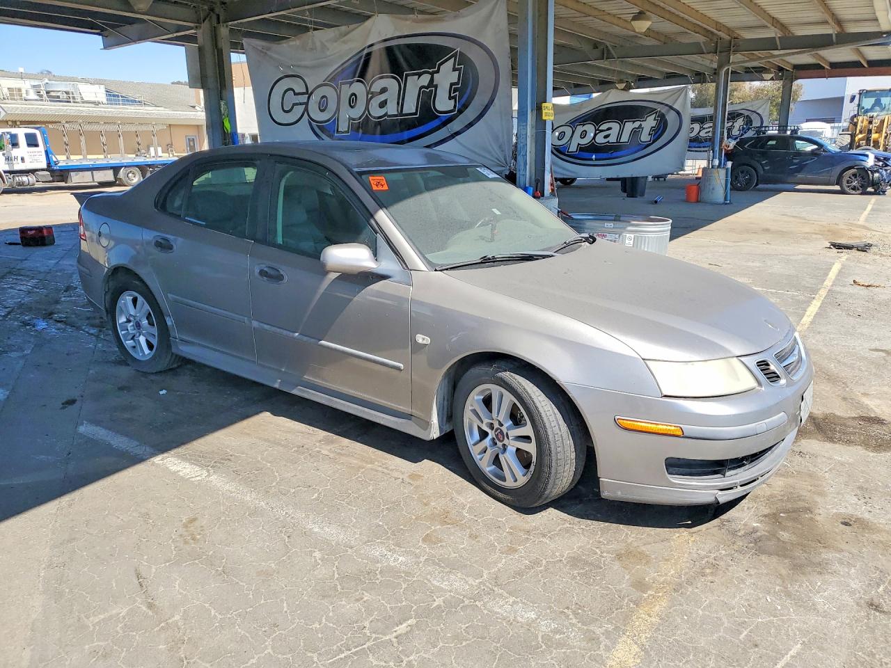 2006 Saab 9-3 Silver vin: YS3FD49Y061004298