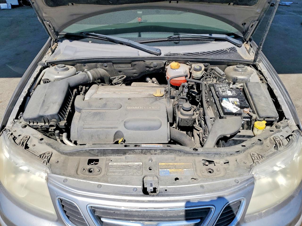 2006 Saab 9-3 Silver vin: YS3FD49Y061004298