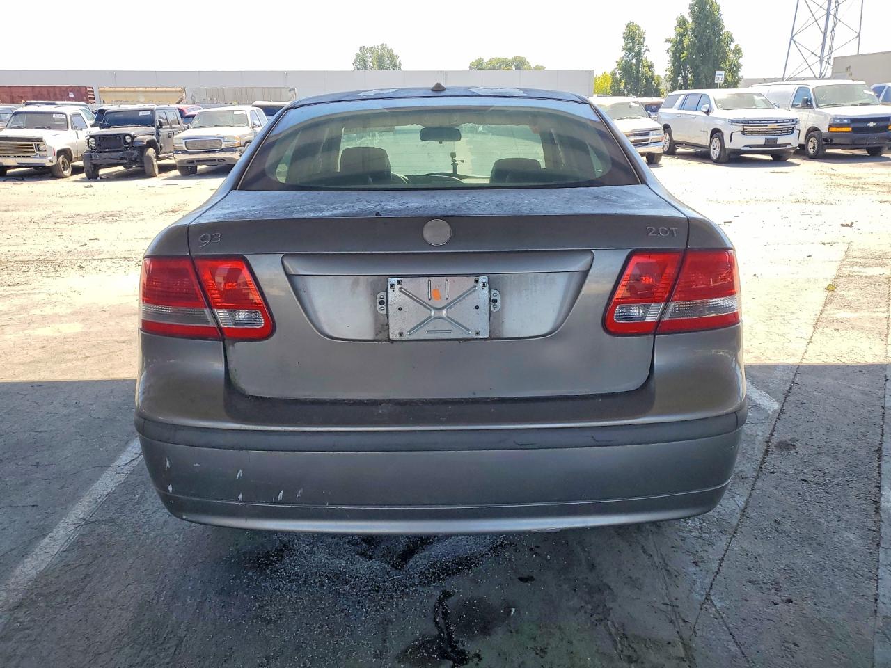 2006 Saab 9-3 Silver vin: YS3FD49Y061004298