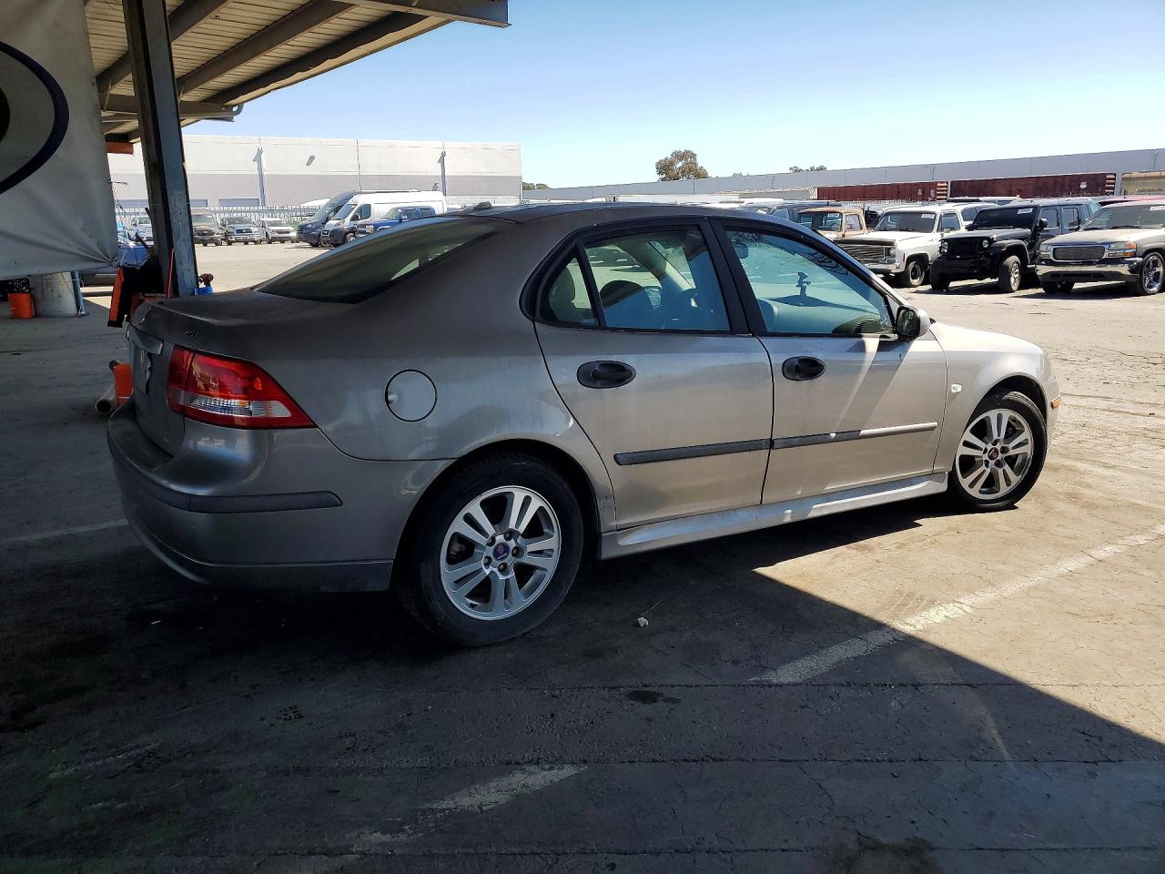 2006 Saab 9-3 Silver vin: YS3FD49Y061004298