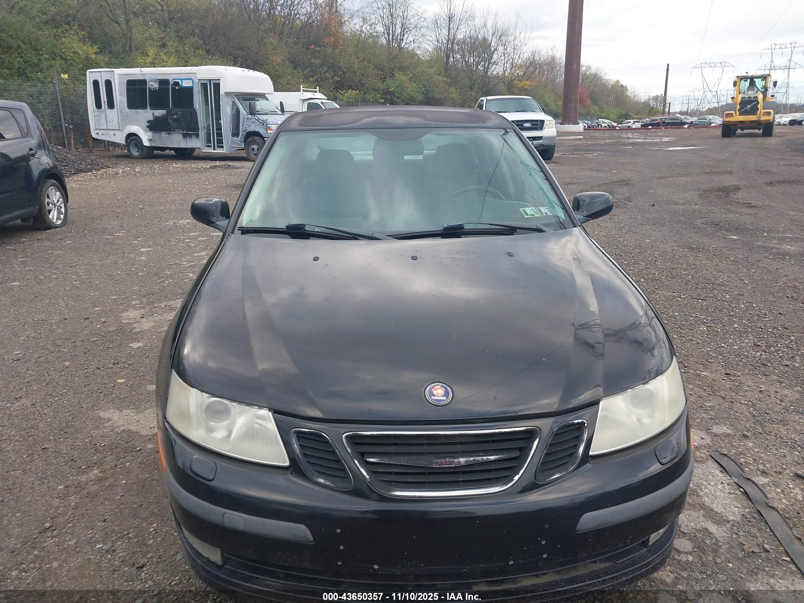 2003 Saab 9-3 Arc Black vin: YS3FD49Y131047429