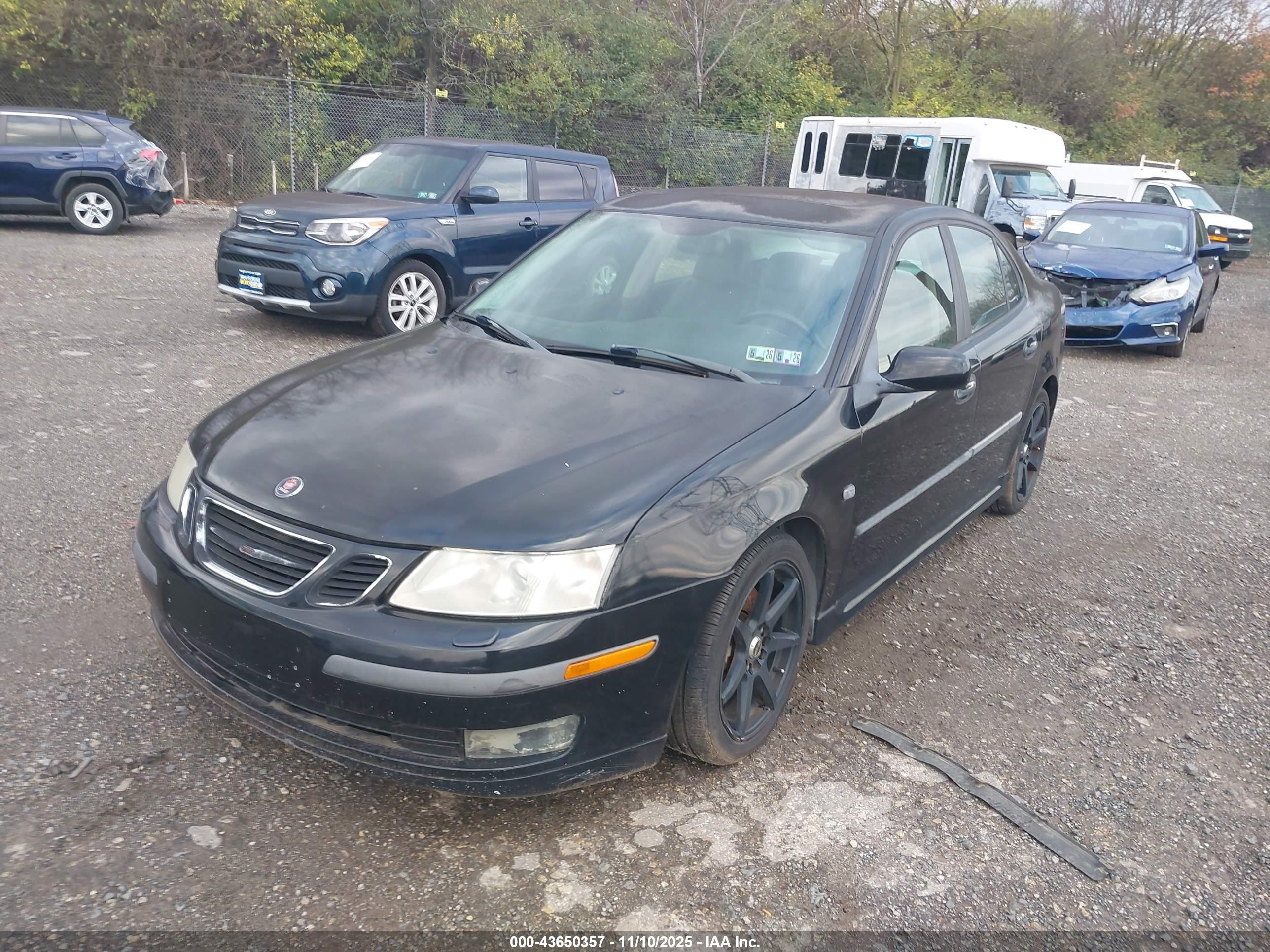 2003 Saab 9-3 Arc Black vin: YS3FD49Y131047429