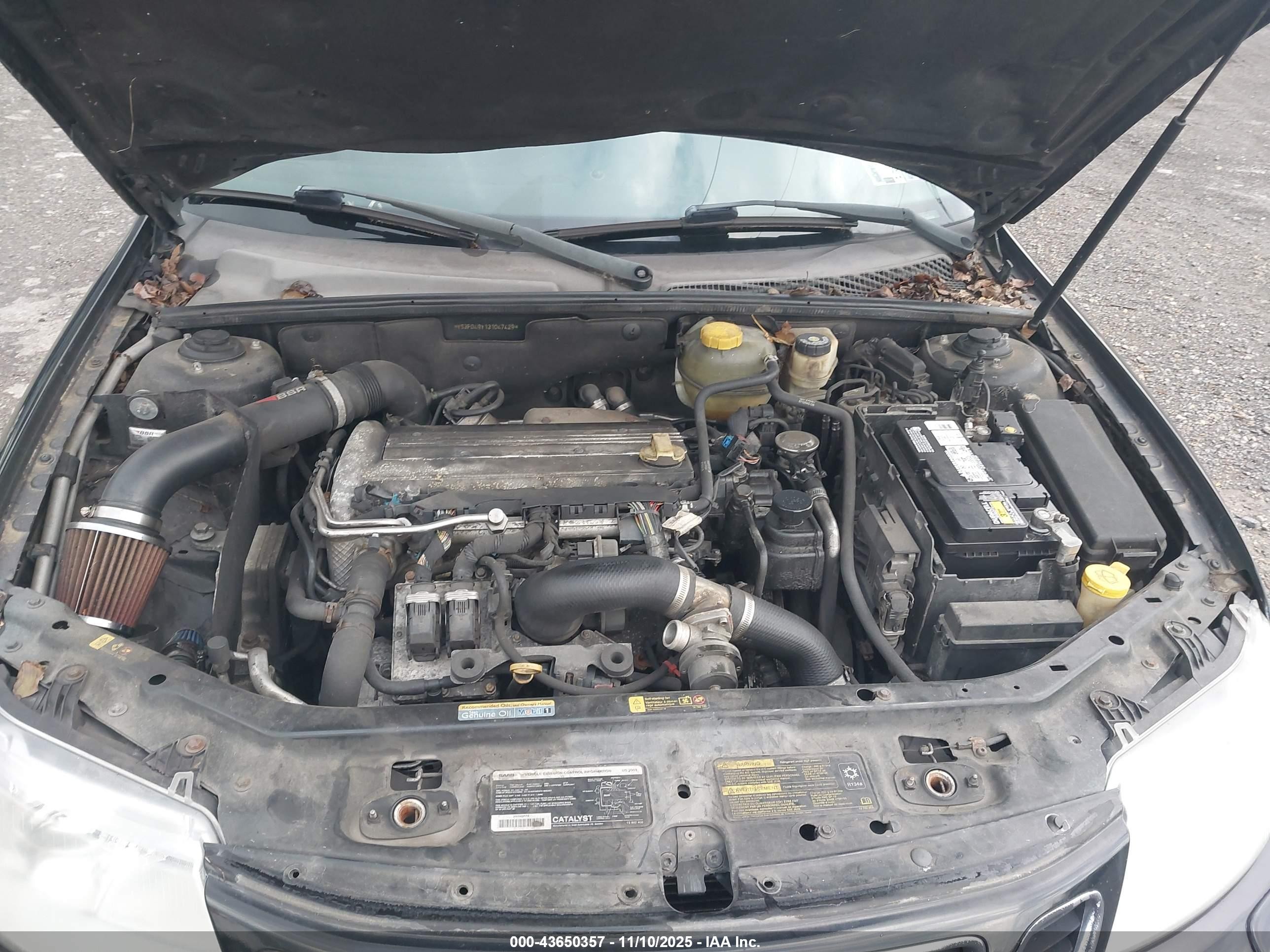 2003 Saab 9-3 Arc Black vin: YS3FD49Y131047429