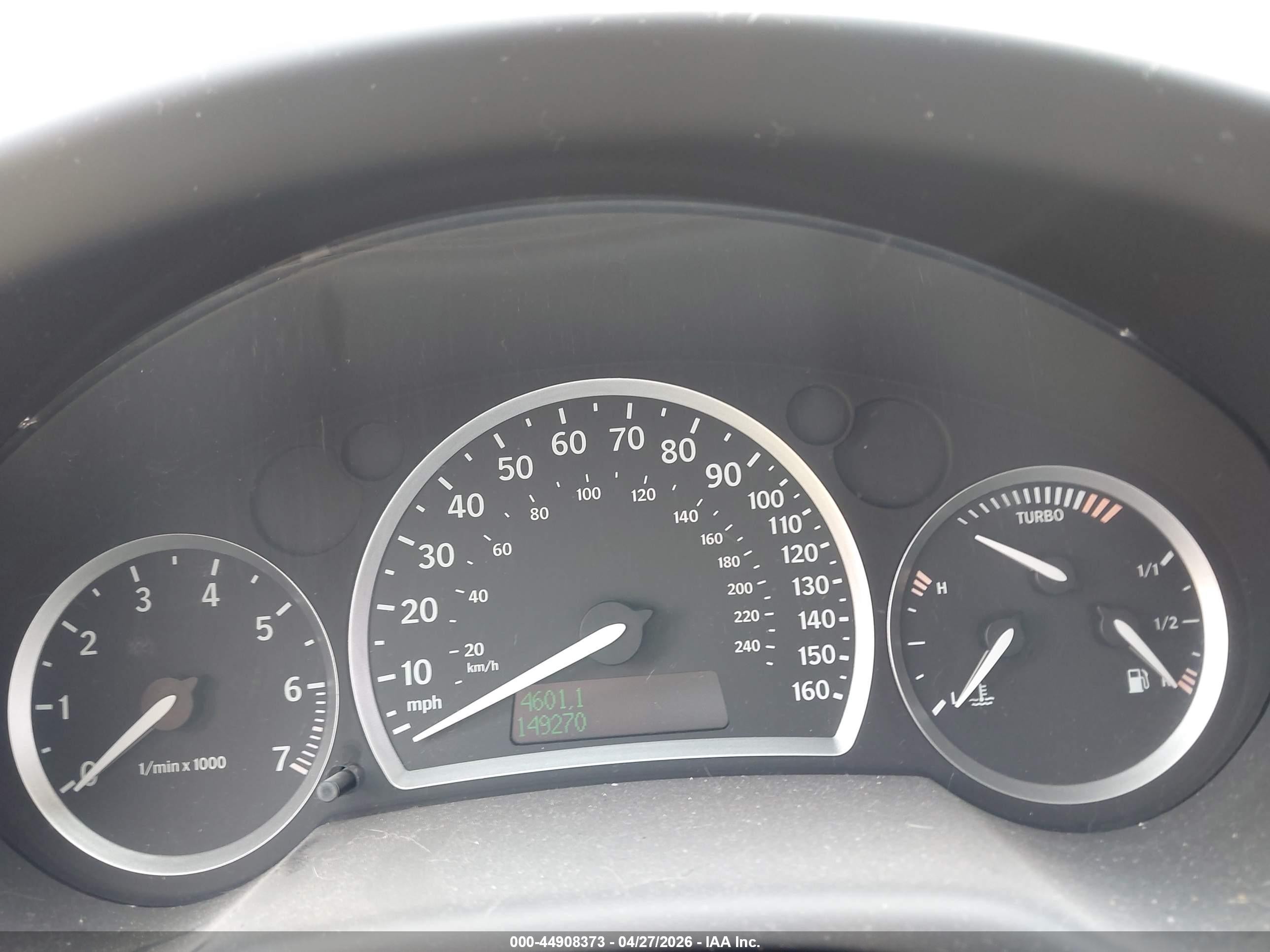2004 Saab 9-3 Arc Черный vin: YS3FD49Y141015341