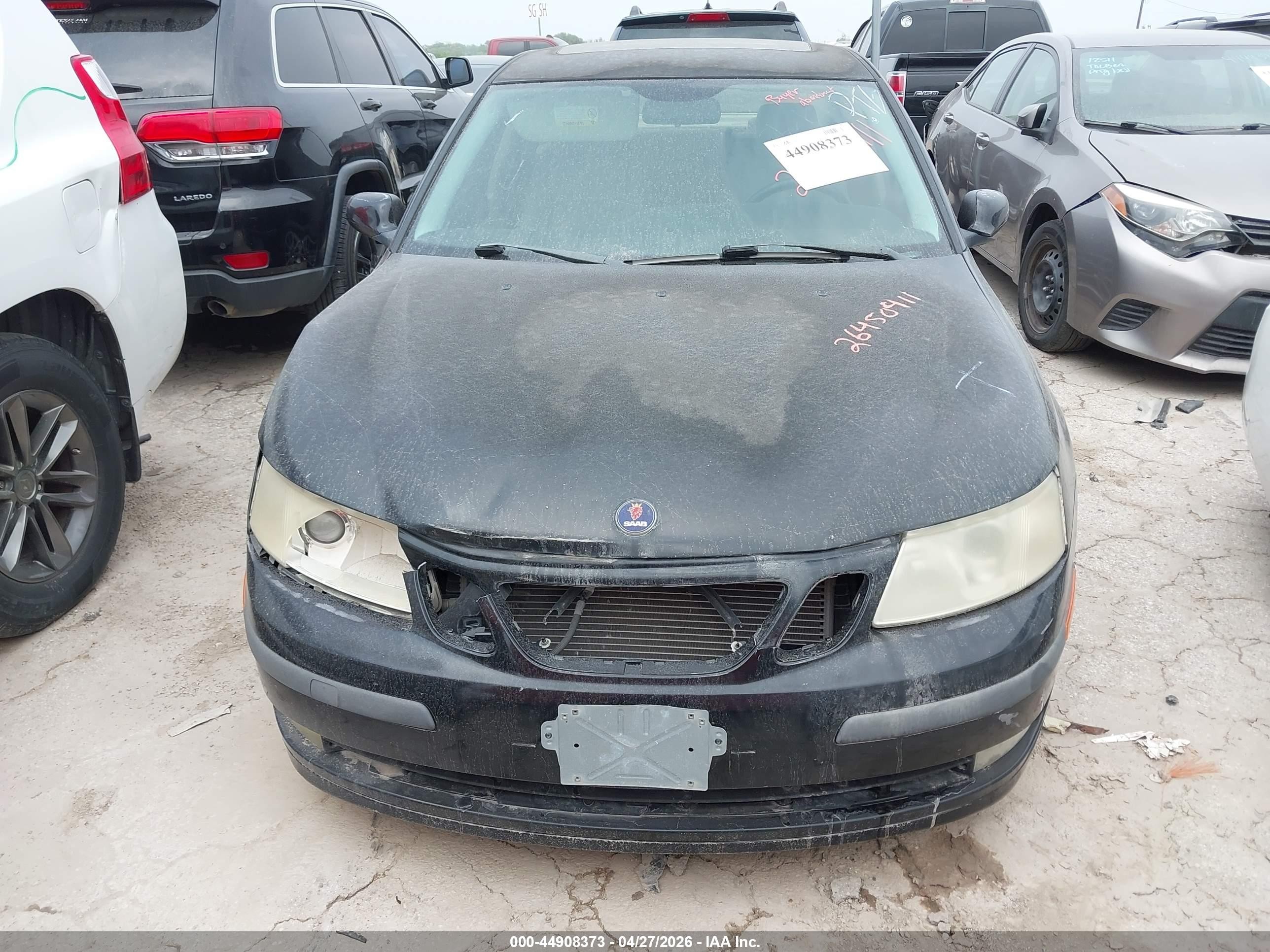 2004 Saab 9-3 Arc Черный vin: YS3FD49Y141015341