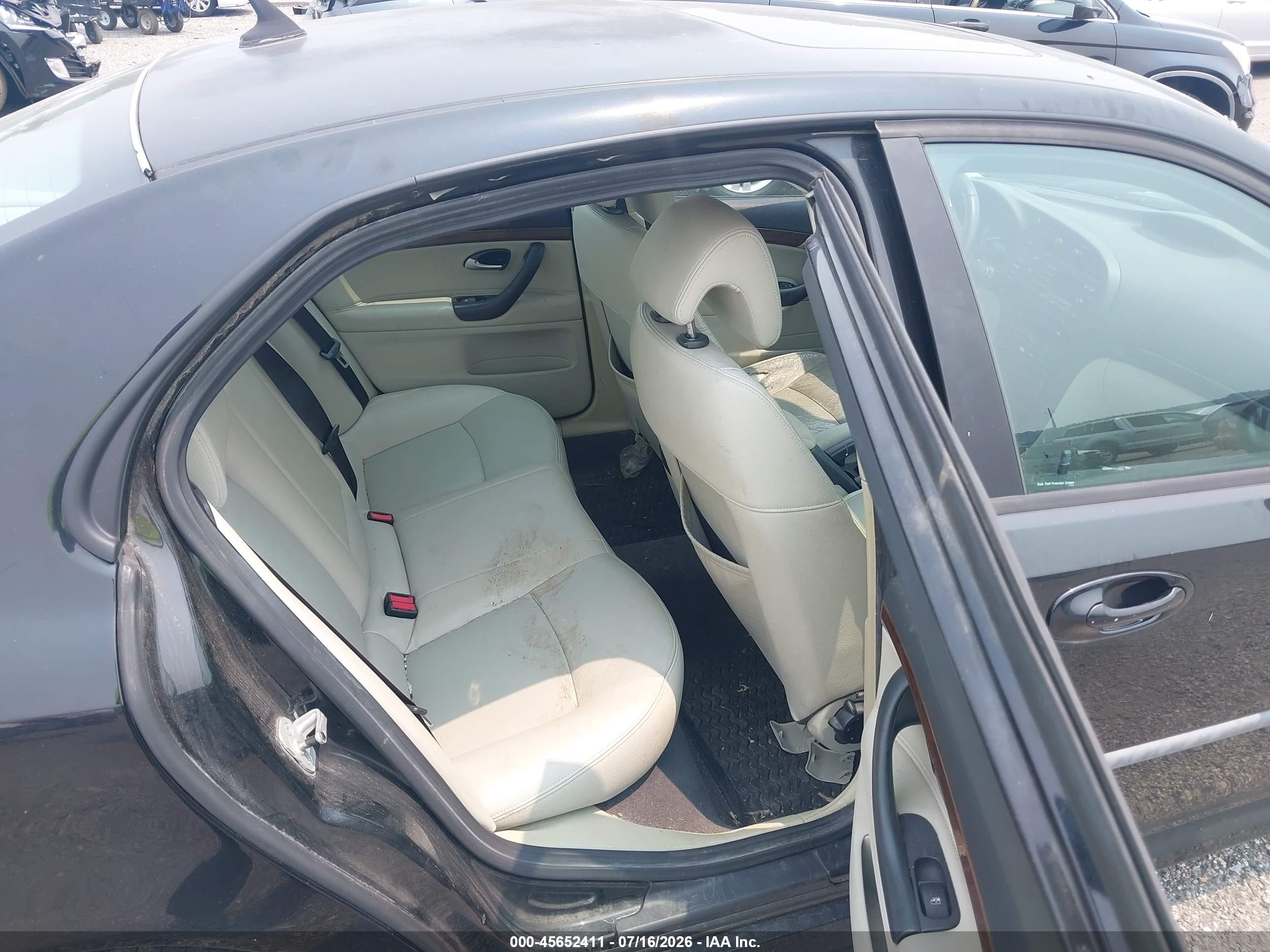 2006 Saab 9-3 2.0t Черный vin: YS3FD49Y161006058