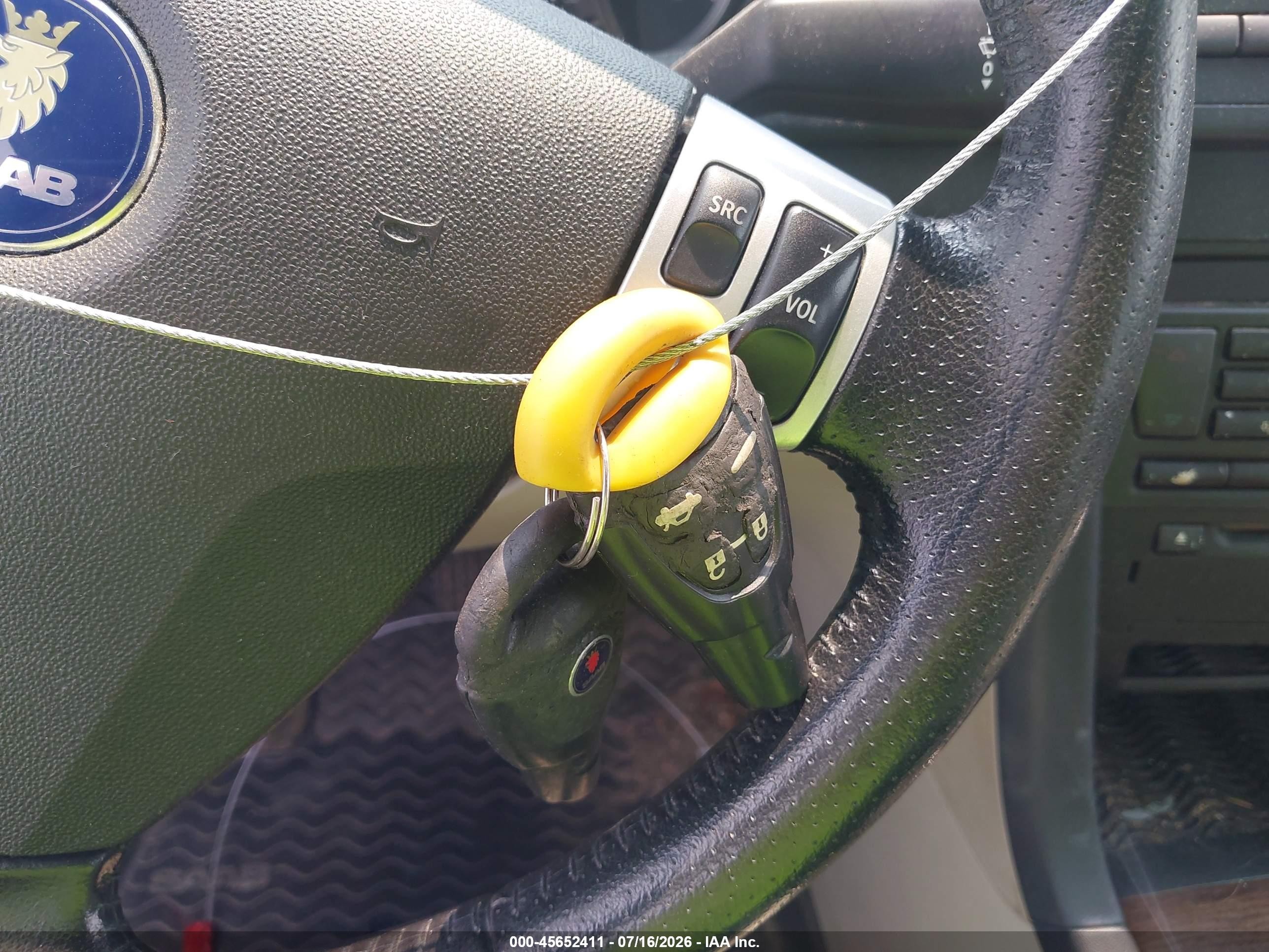 2006 Saab 9-3 2.0t Черный vin: YS3FD49Y161006058